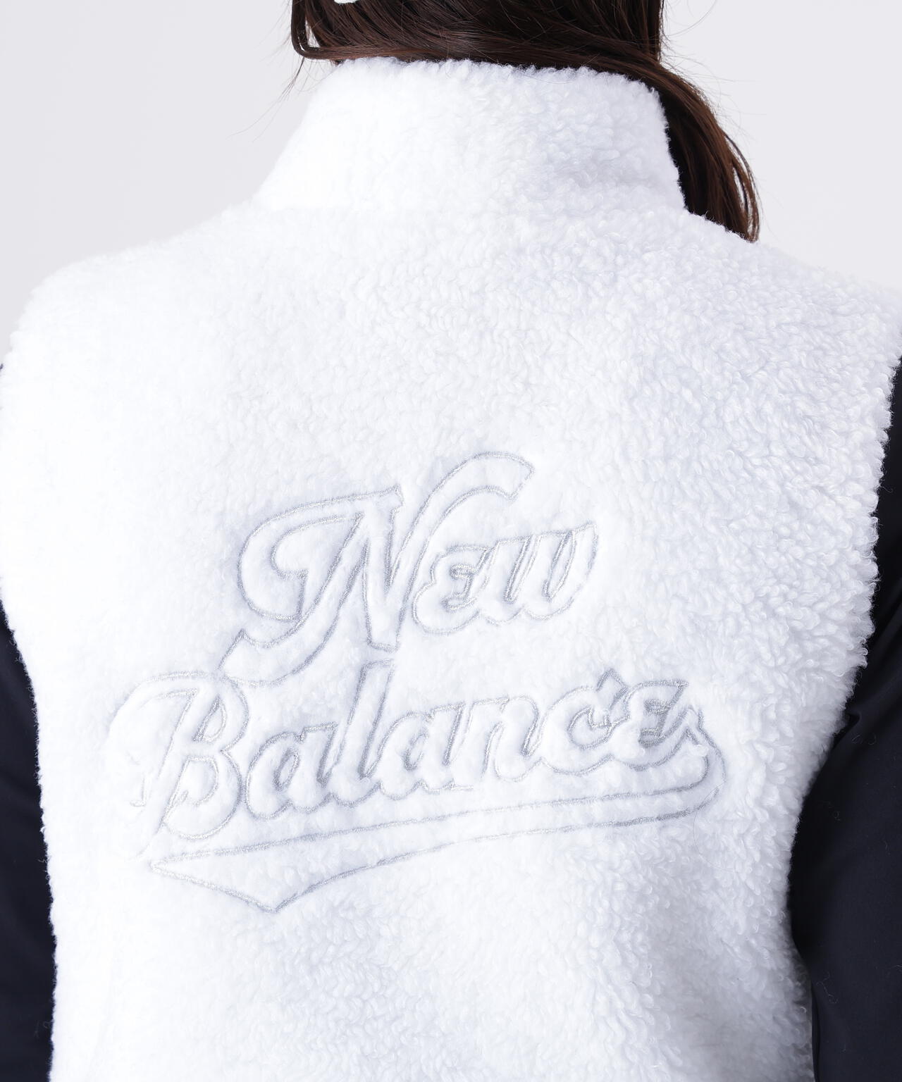 ボア×ロゴキルト フルジップ ワンピース (WOMENS) | new balance golf