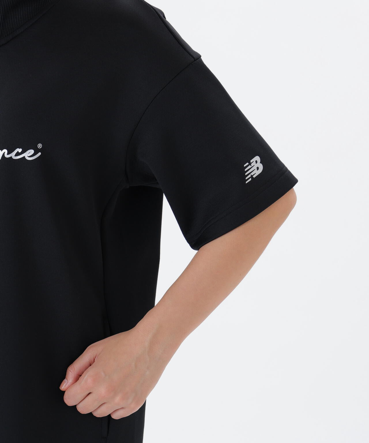 保形性 ストレッチ スウェット ハーフジップ ワンピース (WOMENS)