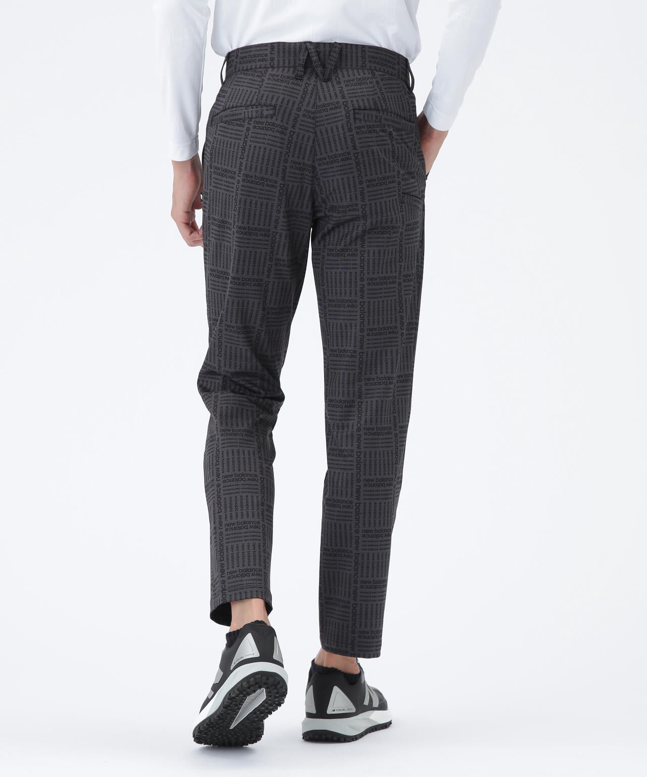 ロゴグレンチェック柄 4WAYストレッチ ロングパンツ (MENS)