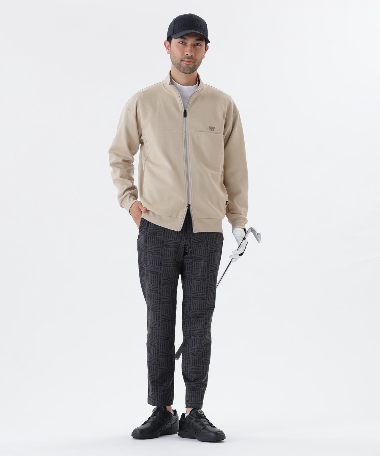 ロゴグレンチェック柄 4WAYストレッチ ロングパンツ (MENS)