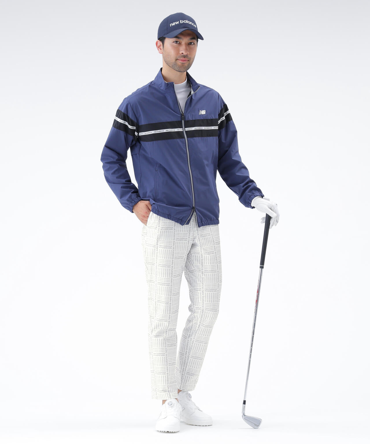 ロゴグレンチェック柄 4WAYストレッチ ロングパンツ (MENS)