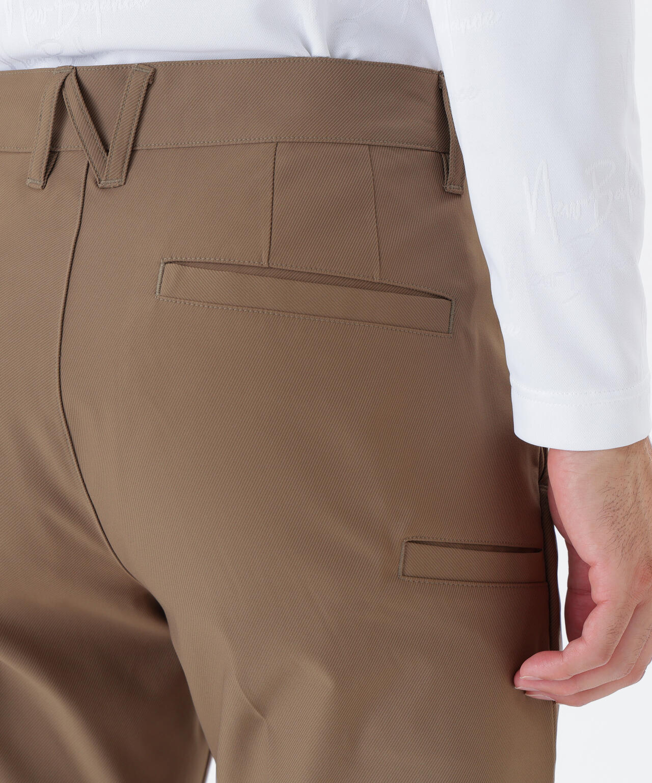 撥水 ストレッチ ロングパンツ (MENS)