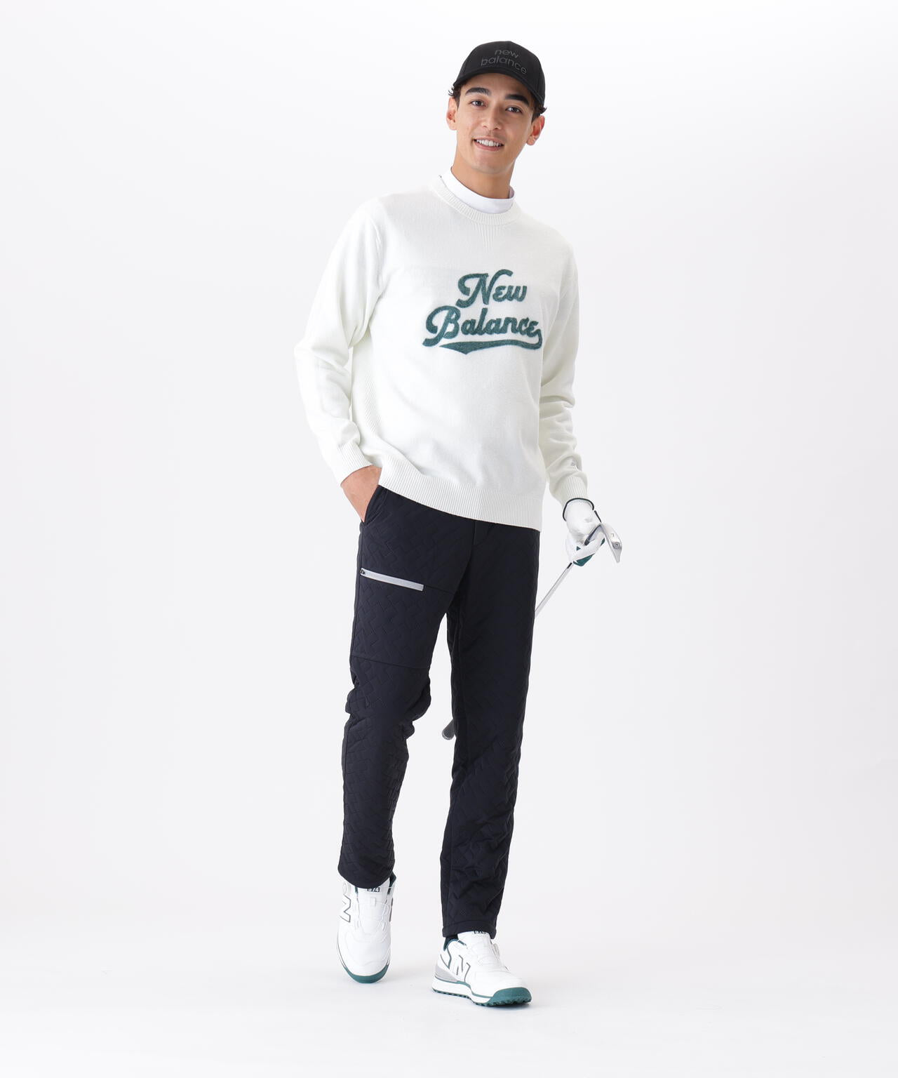 裏起毛 中綿 テーパード ロングパンツ (MENS) | new balance golf