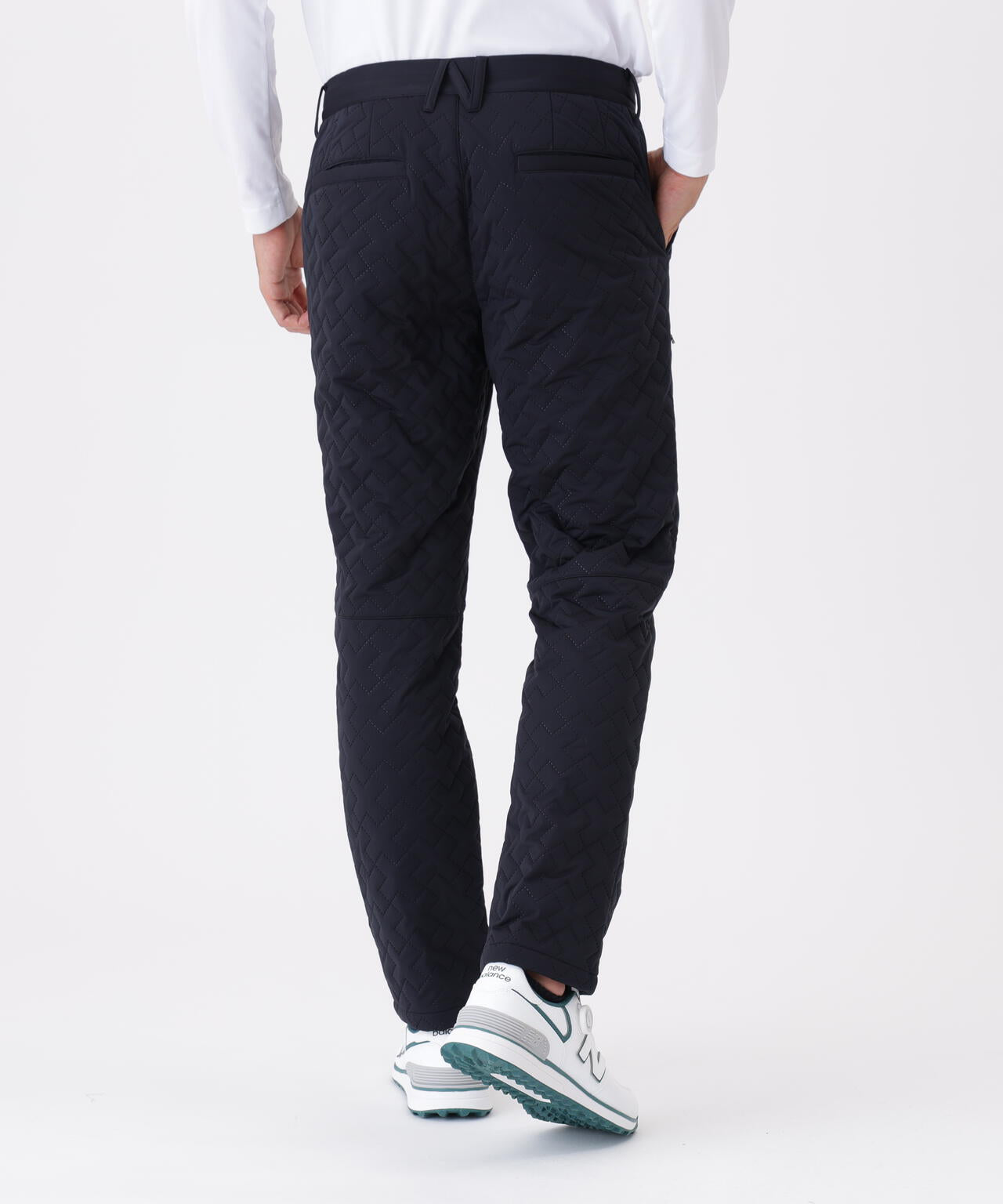 裏起毛 中綿 テーパード ロングパンツ (MENS)