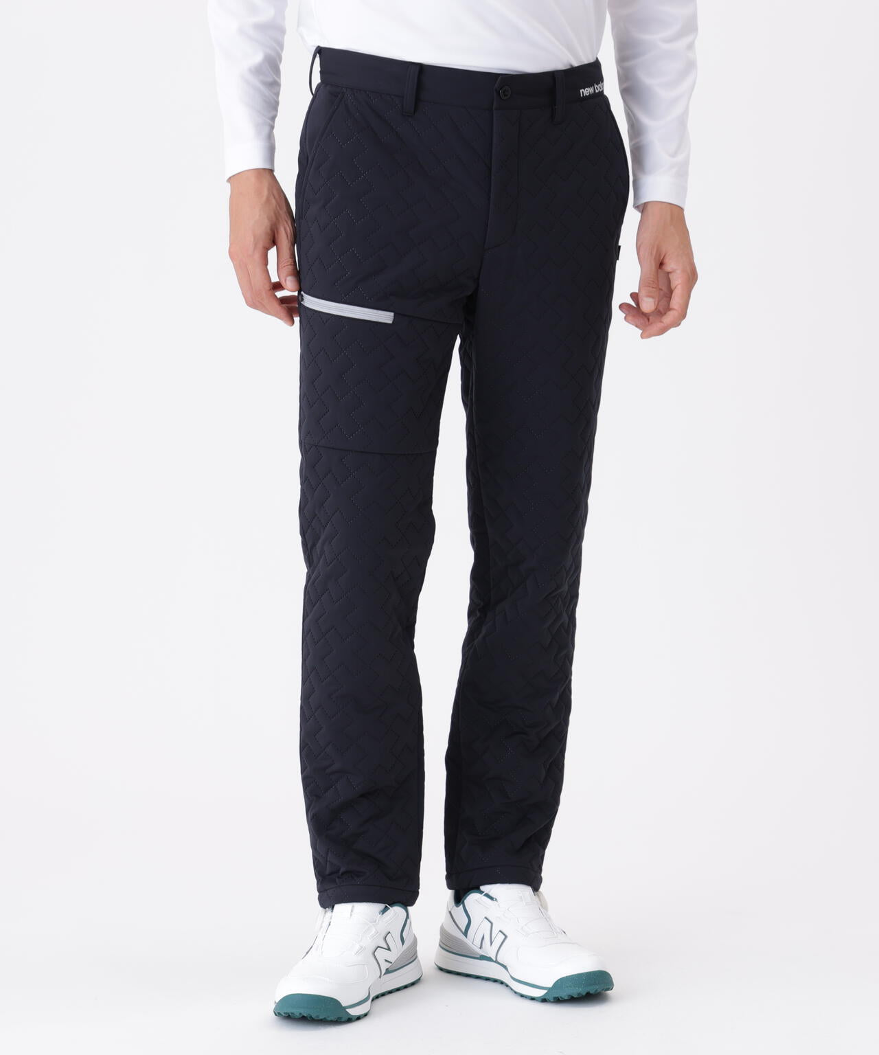 裏起毛 中綿 テーパード ロングパンツ (MENS)