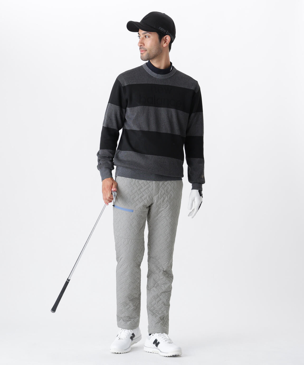 裏起毛 中綿 テーパード ロングパンツ (MENS) | new balance golf