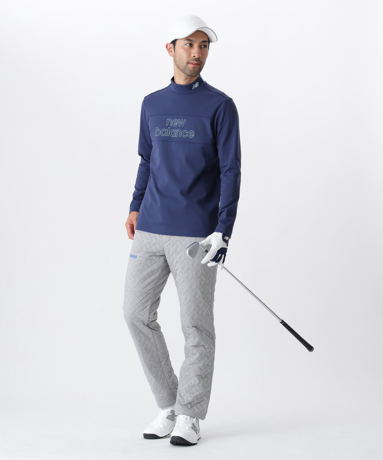 裏起毛 中綿 テーパード ロングパンツ (MENS)