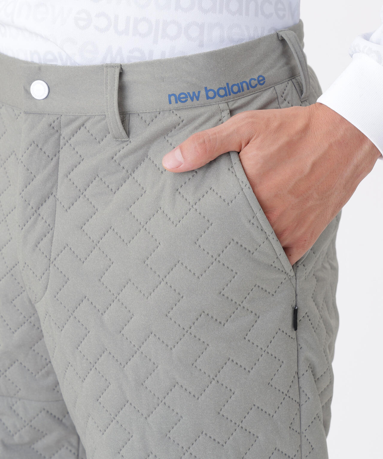 裏起毛 中綿 テーパード ロングパンツ (MENS)