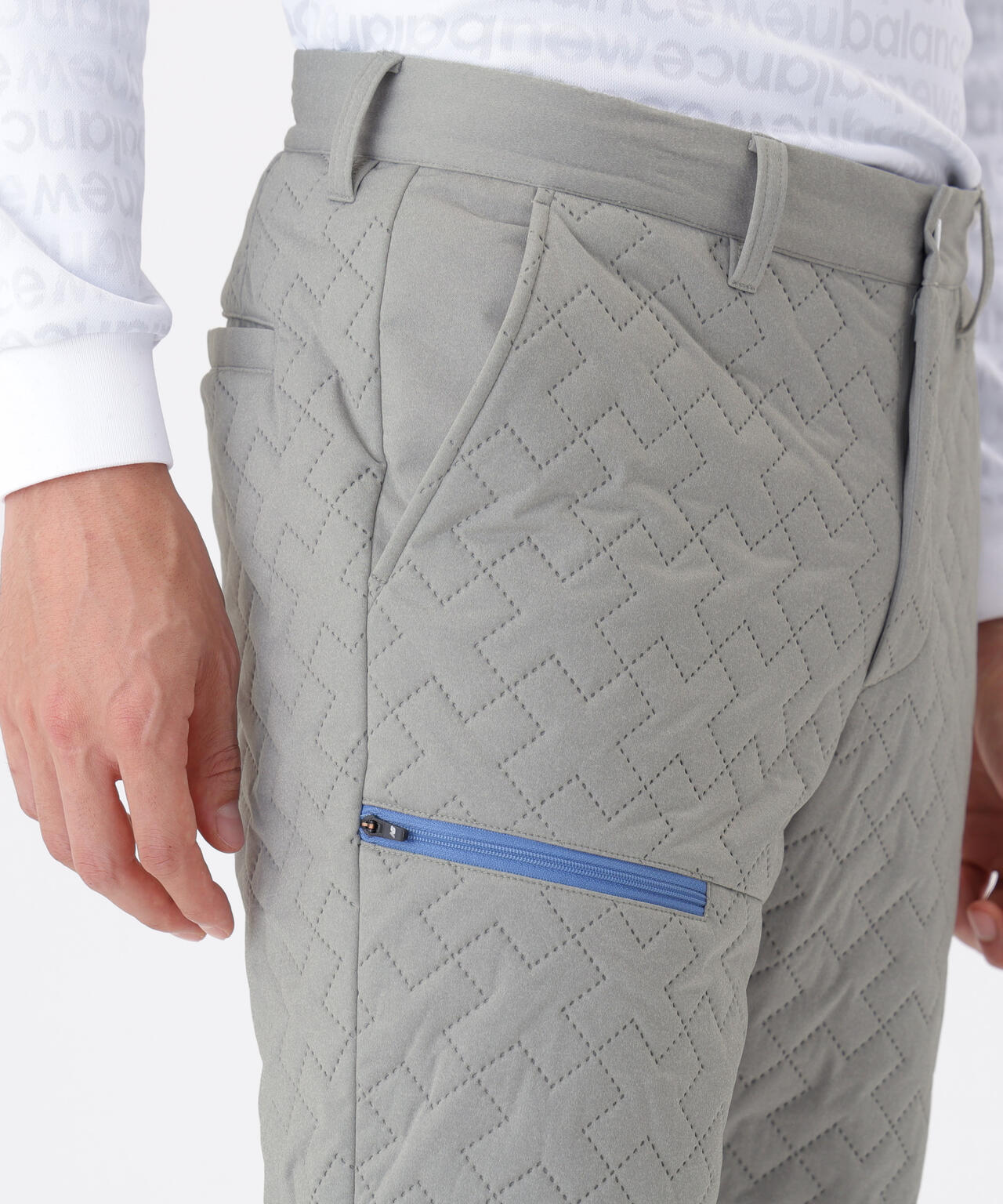 裏起毛 中綿 テーパード ロングパンツ (MENS)