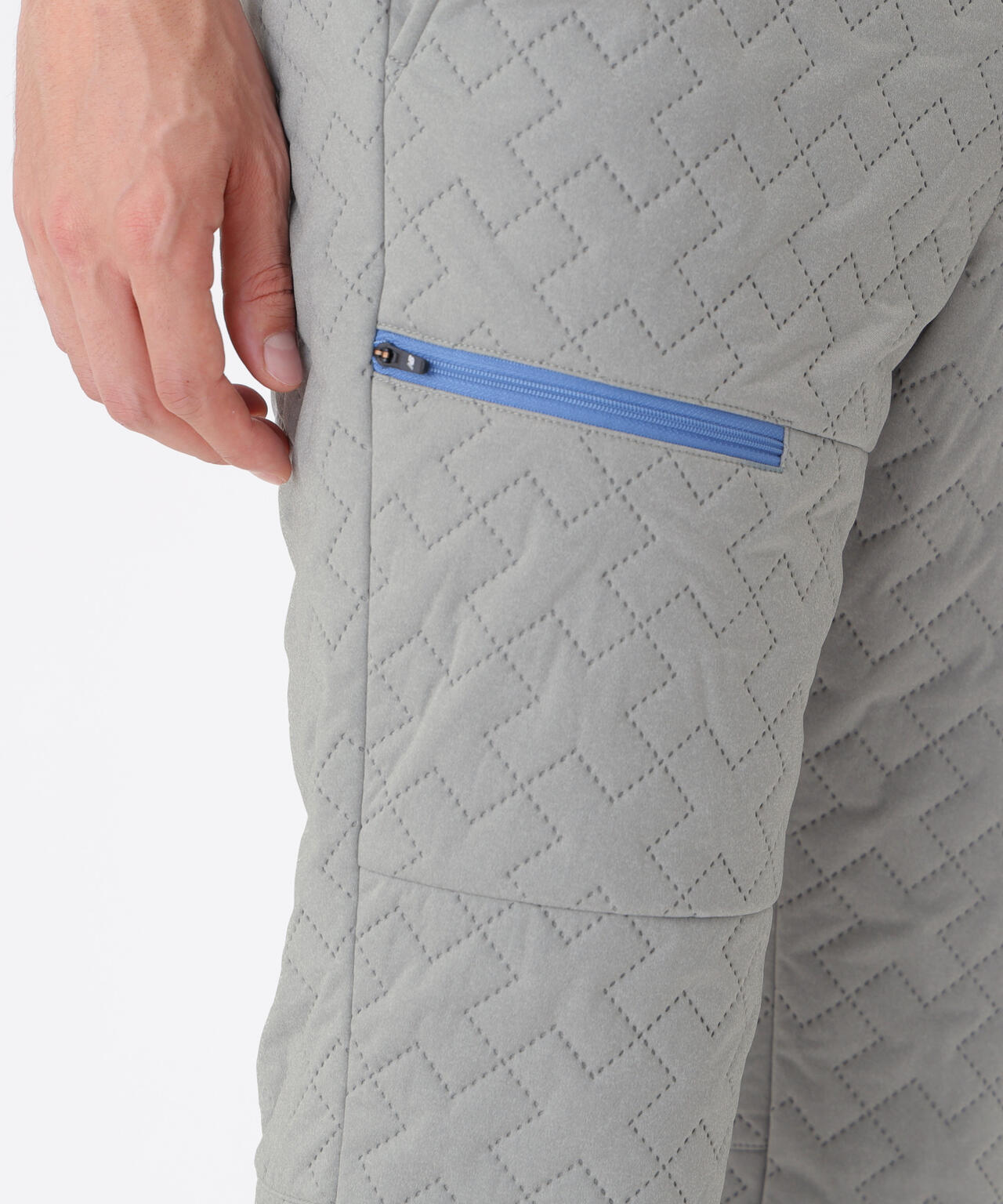 裏起毛 中綿 テーパード ロングパンツ (MENS)