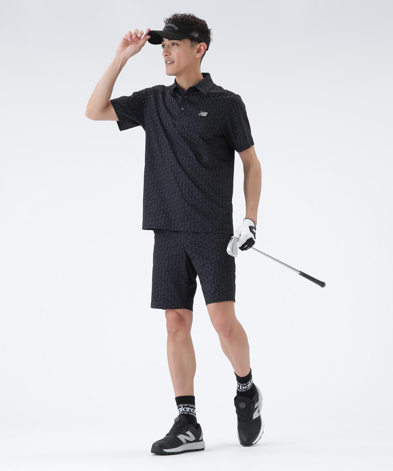 ロゴジオメトリック柄 ショートパンツ (MENS)