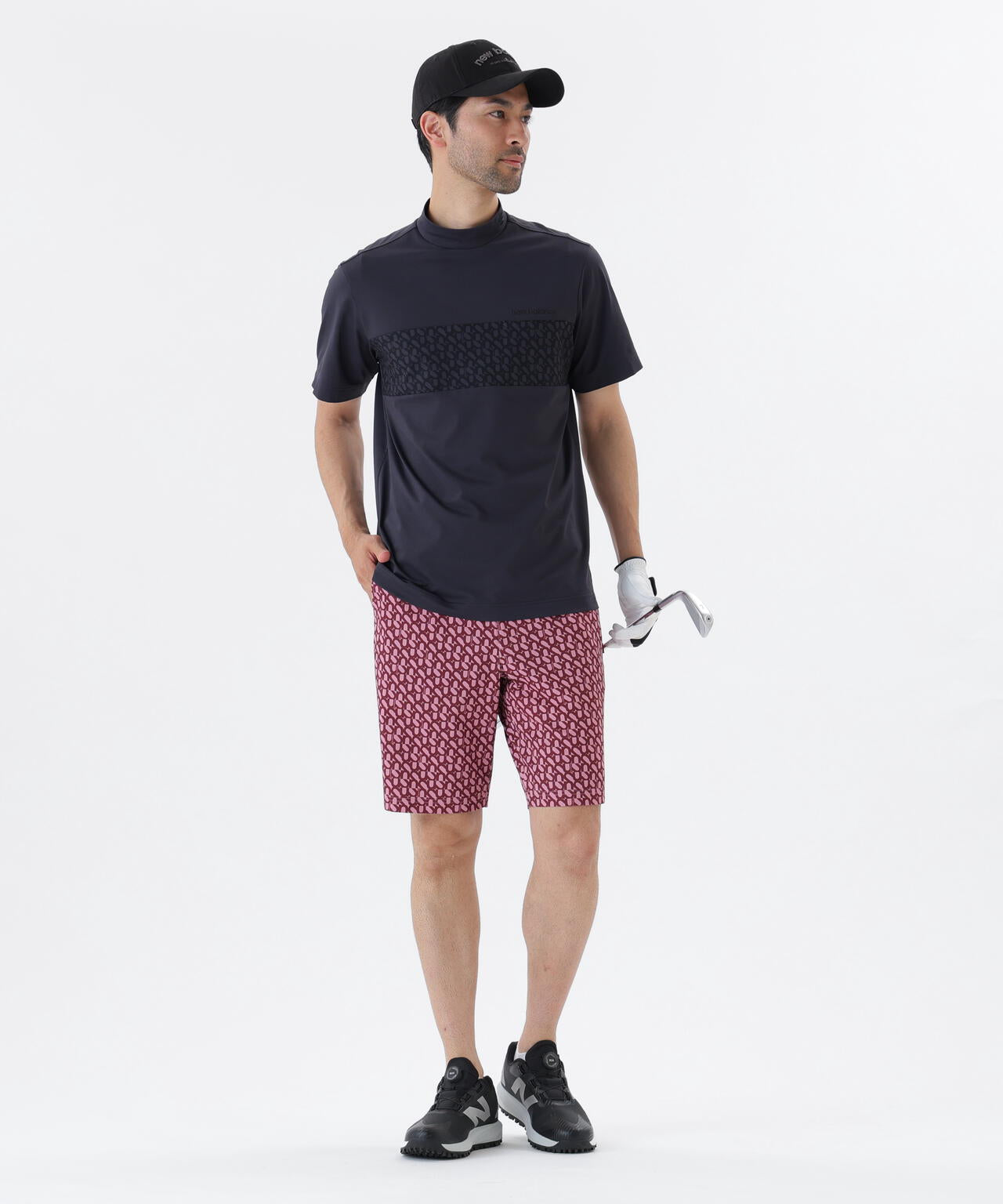 ロゴジオメトリック柄 ショートパンツ (MENS)