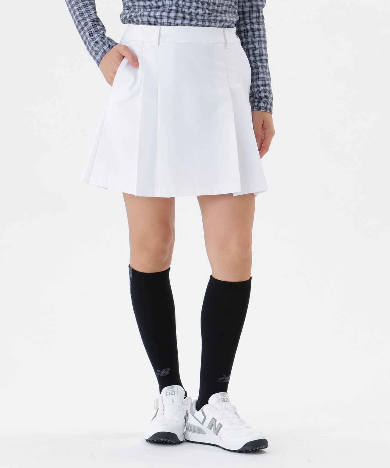 4WAYストレッチ 撥水 ソフトシェル プリーツスカート (WOMENS)