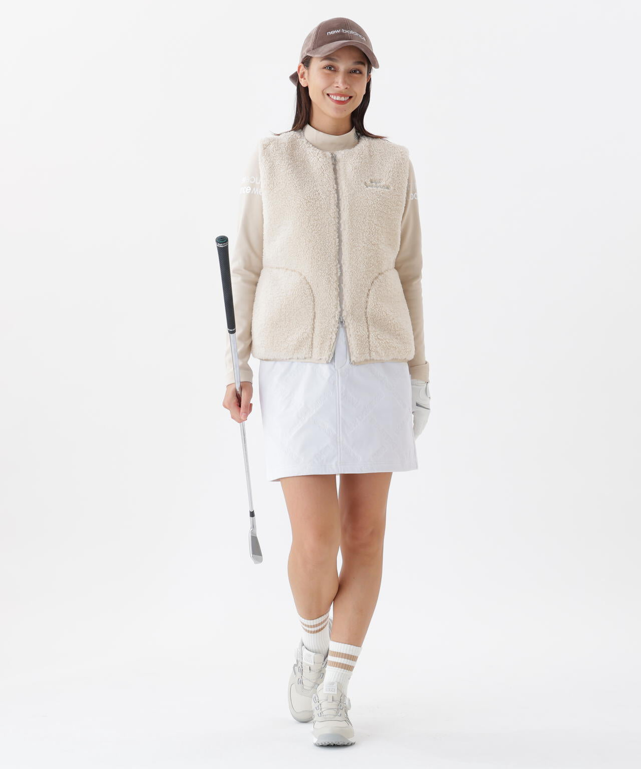 防風 撥水 保温 ロゴダイヤチェックキルト スカート (WOMENS) | new