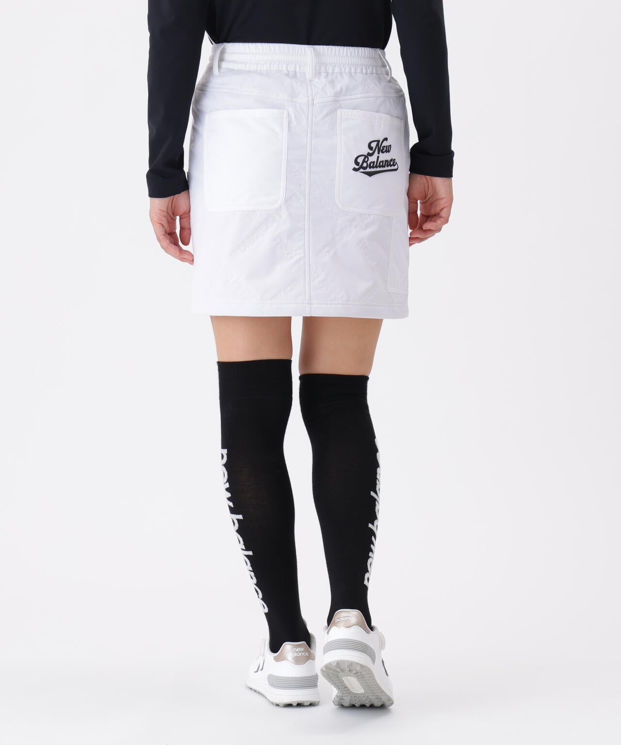 防風 撥水 保温 ロゴダイヤチェックキルト スカート (WOMENS) | new