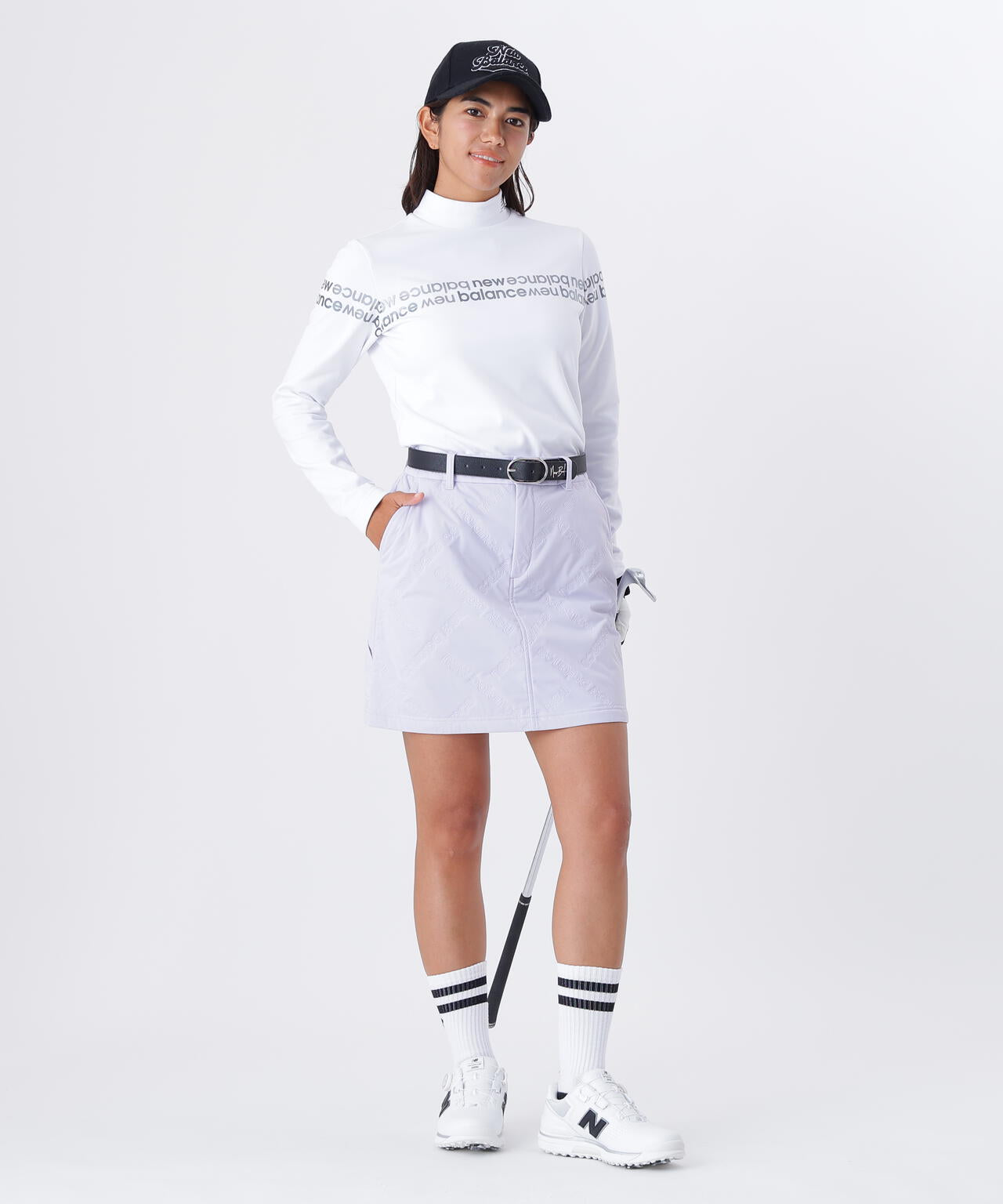 防風 撥水 保温 ロゴダイヤチェックキルト スカート (WOMENS) | new