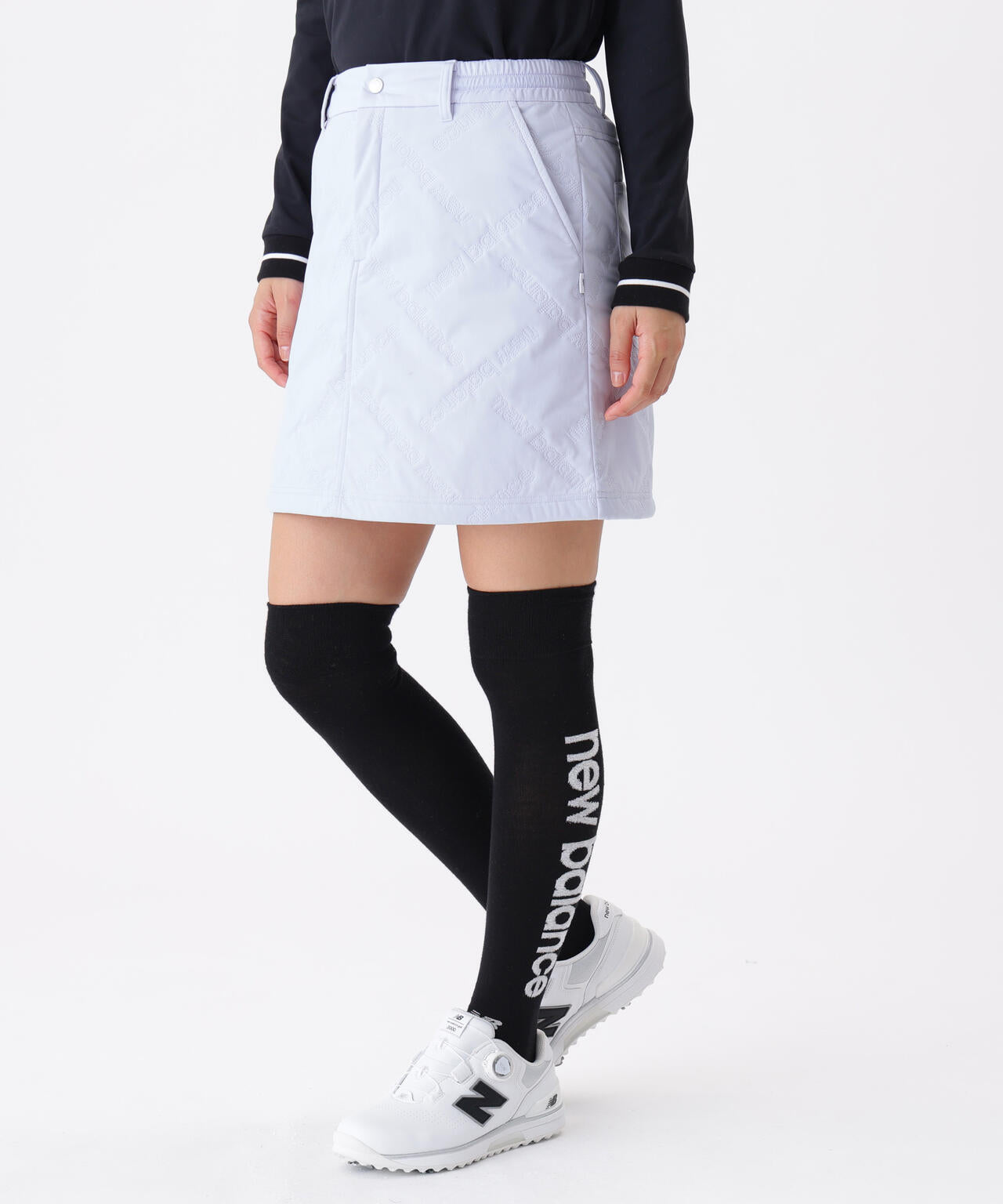 防風 撥水 保温 ロゴダイヤチェックキルト スカート (WOMENS) | new