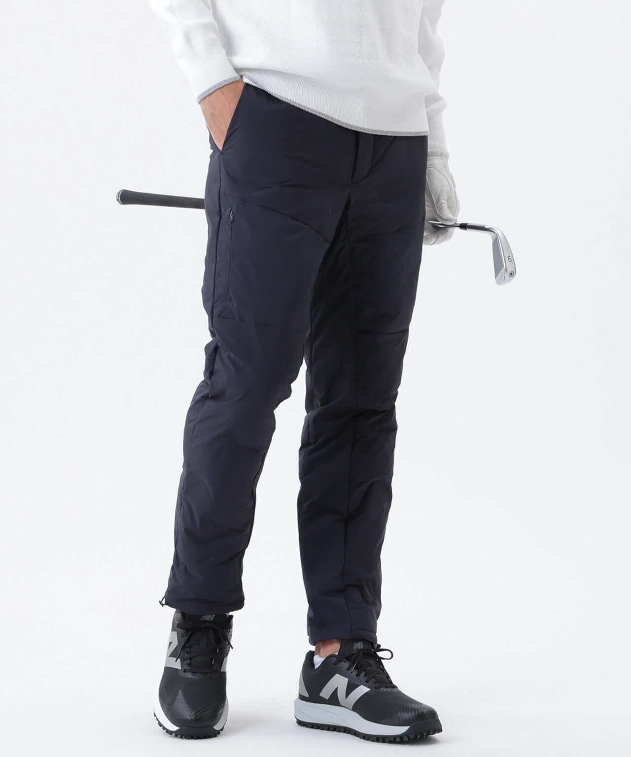 撥水 ストレッチ 中綿 テーパード ロングパンツ (MENS) | new balance