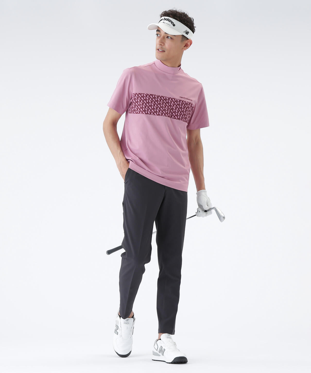 ドビーチェック ワイド テーパード ロングパンツ (MENS)