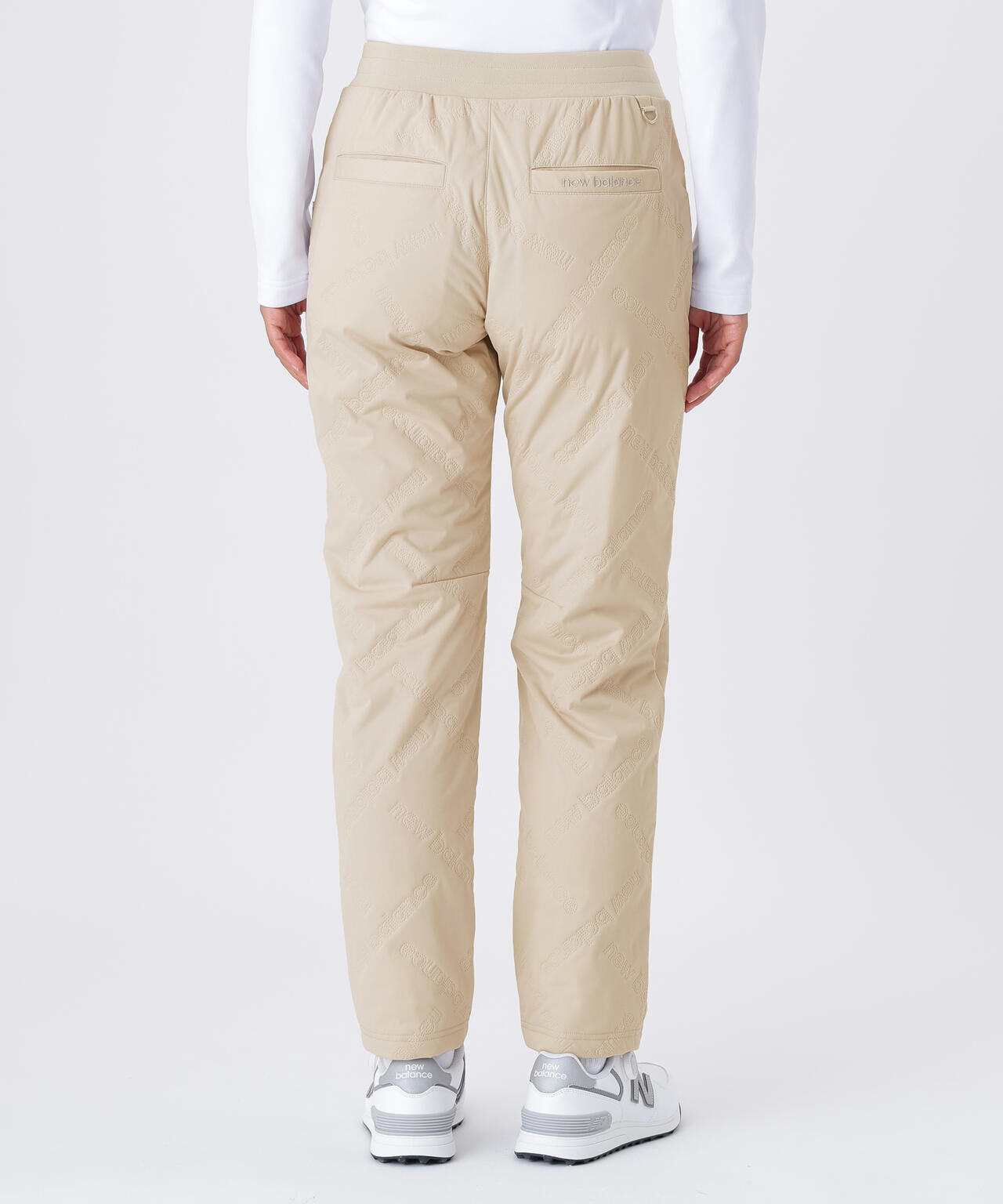 撥水 防風 保温 キルト テーパード ロングパンツ (WOMENS)