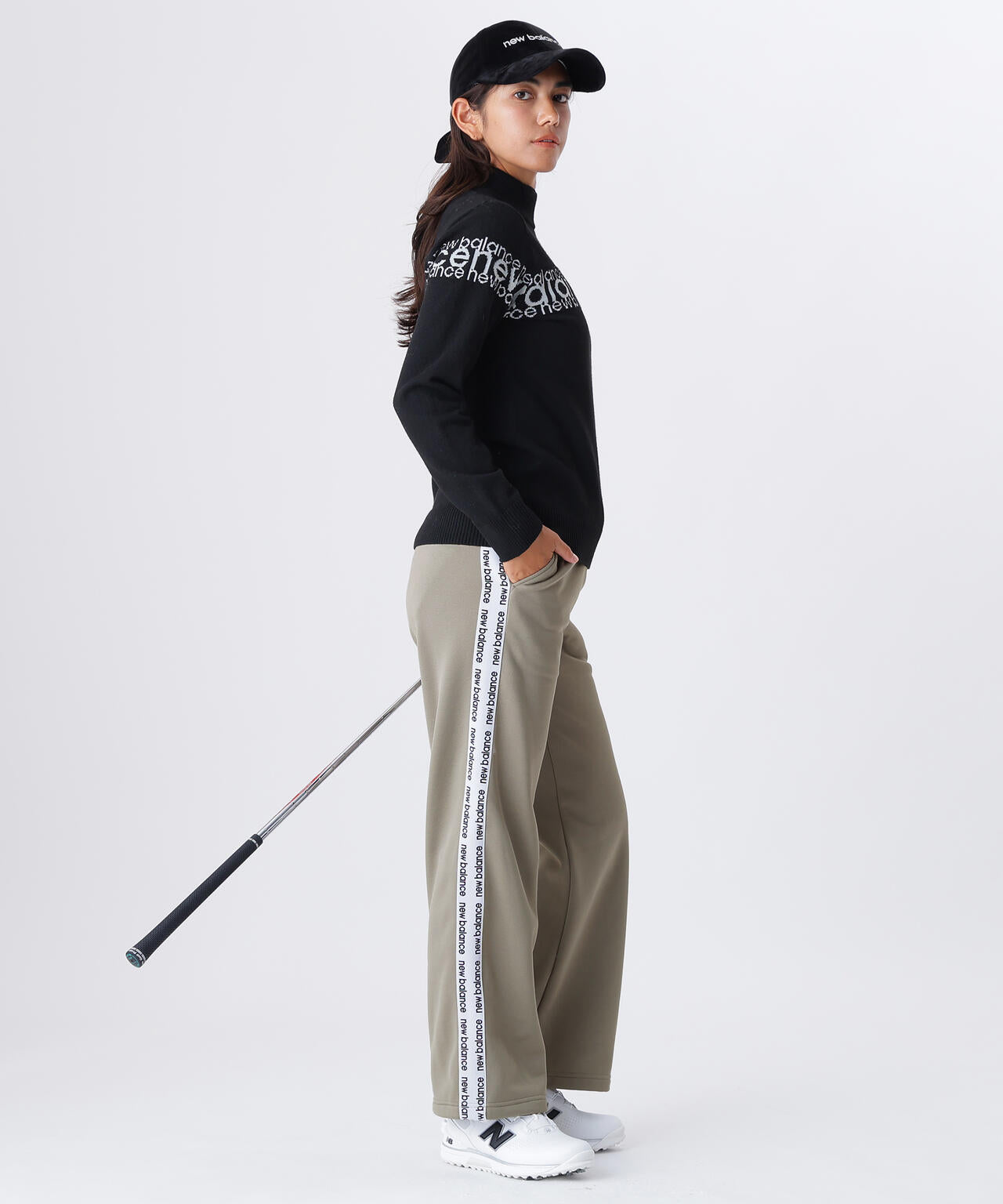 スウェット ストレート ロングパンツ (WOMENS)