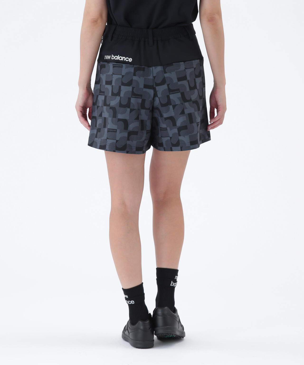 ロゴジオメトリック柄 ジャージー ラップキュロット (WOMENS)