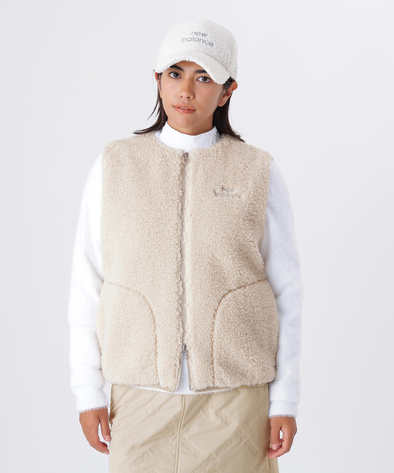 フルジップ ボア ベスト (WOMENS)