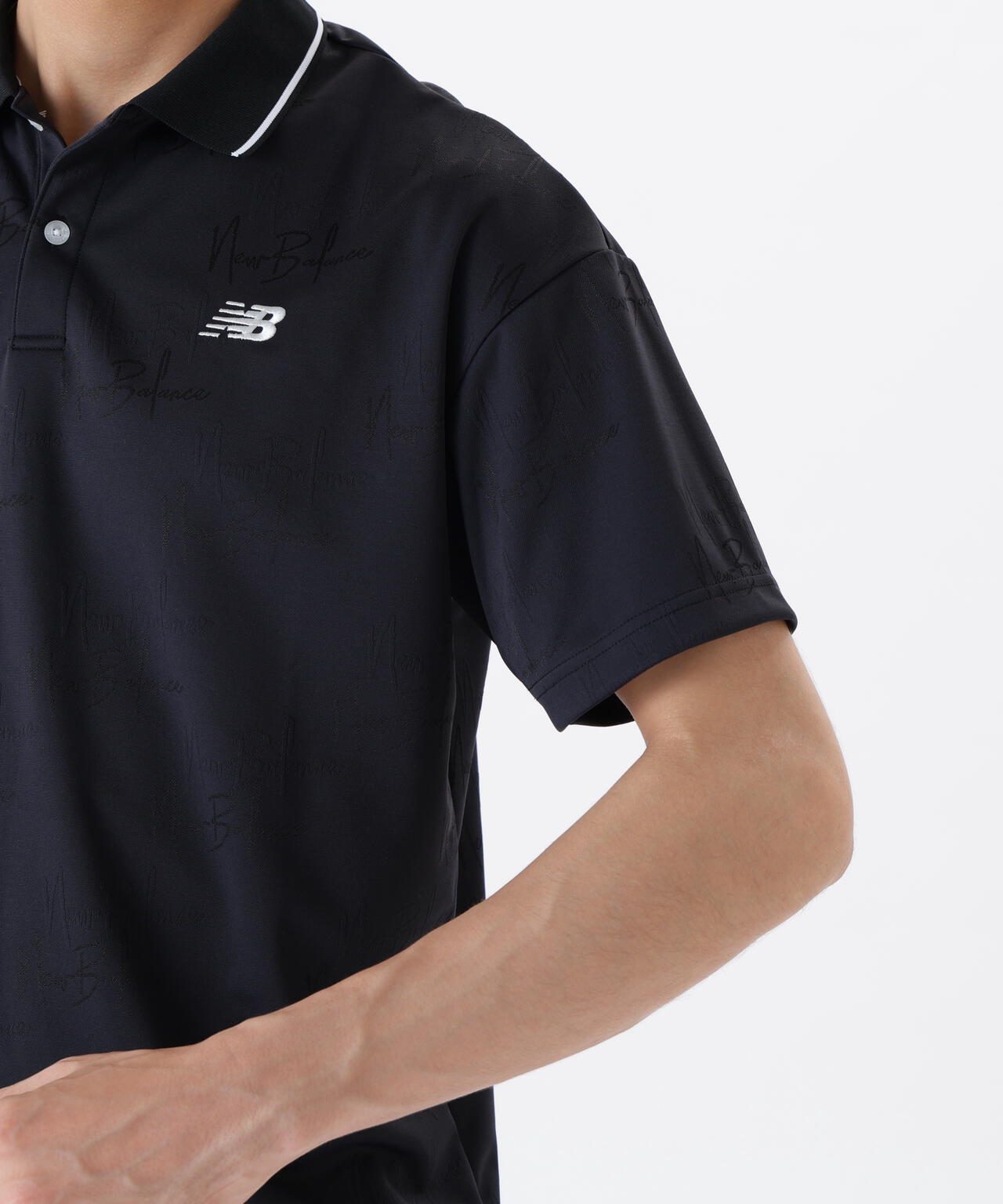 【直営店舗・公式オンライン限定】シグネチャーモノグラム柄 半袖 ポロシャツ (MENS)