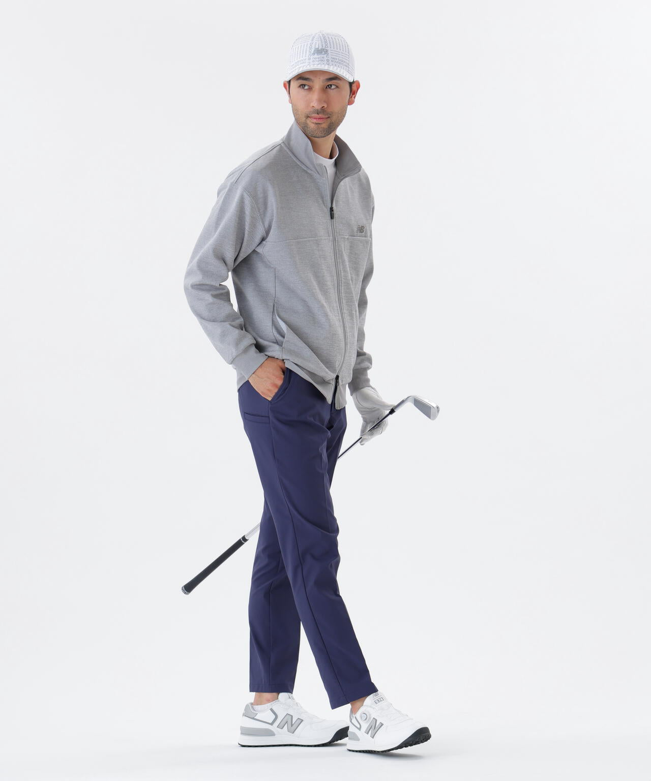 スウェット フルジップ スタンドネック プルオーバー (MENS)