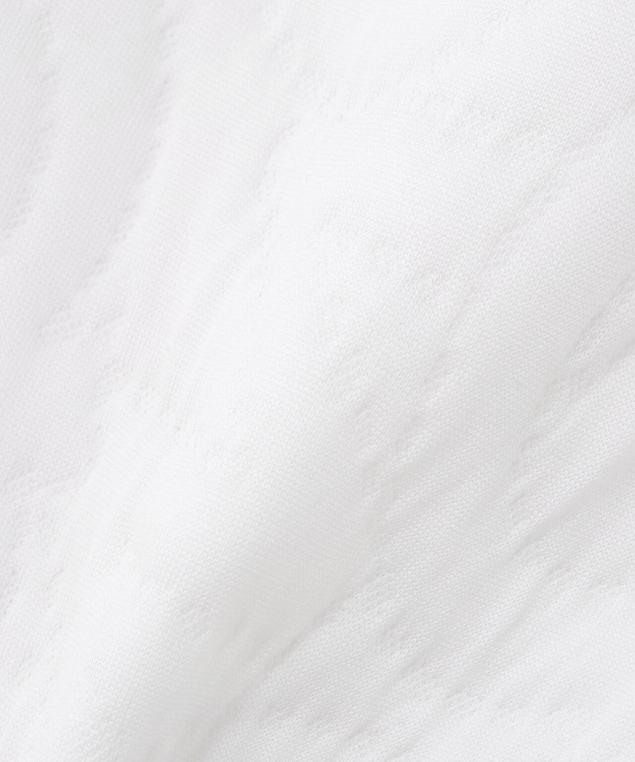 フローティングロゴキルト テクスチャー クルーネック プルオーバー (MENS)