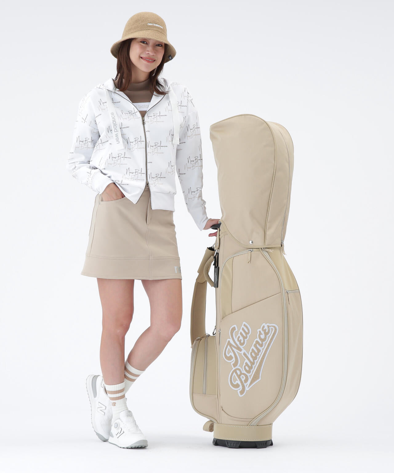 新品タグ付き⭐︎ニューバランスゴルフ　フルジップフーディーレディースL スウェット フルジップ フーディー (WOMENS) | new balance golf