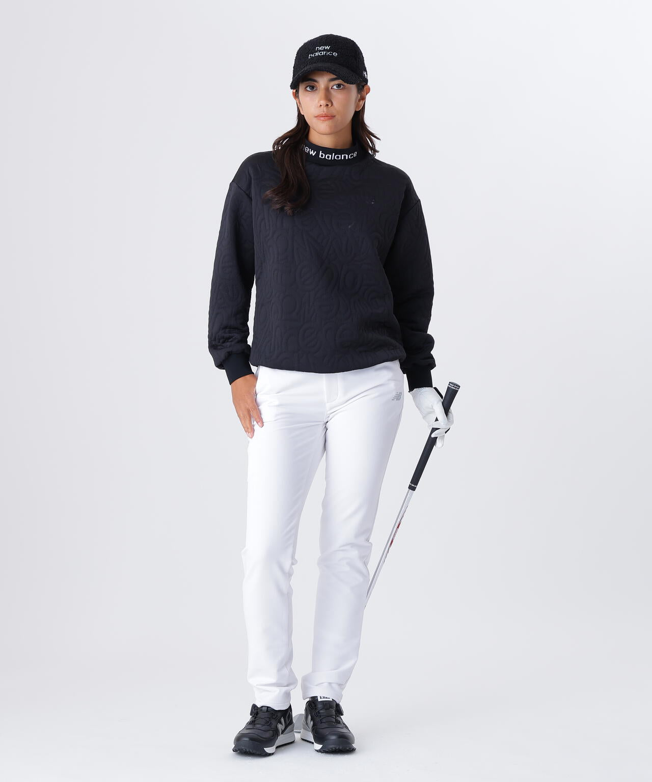 テクスチャー モックネック プルオーバー (WOMENS)