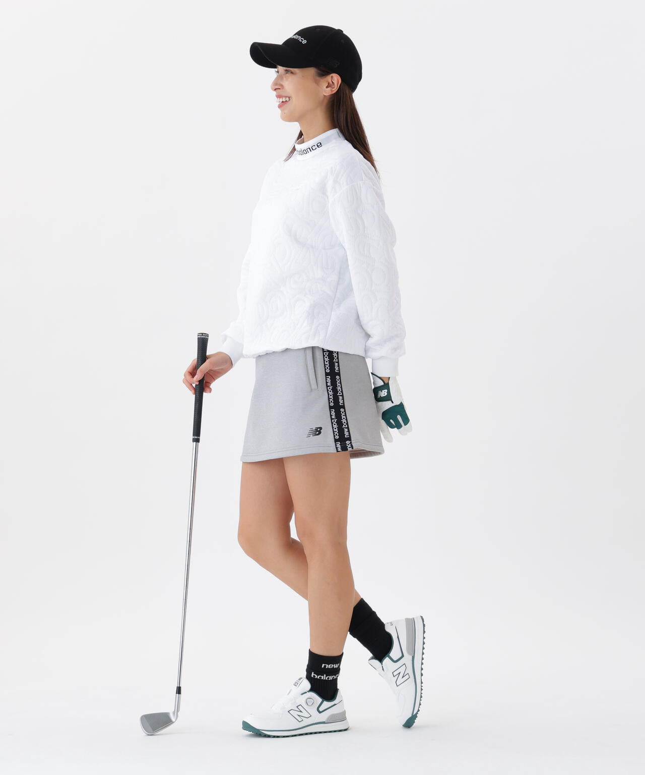 テクスチャー モックネック プルオーバー (WOMENS)