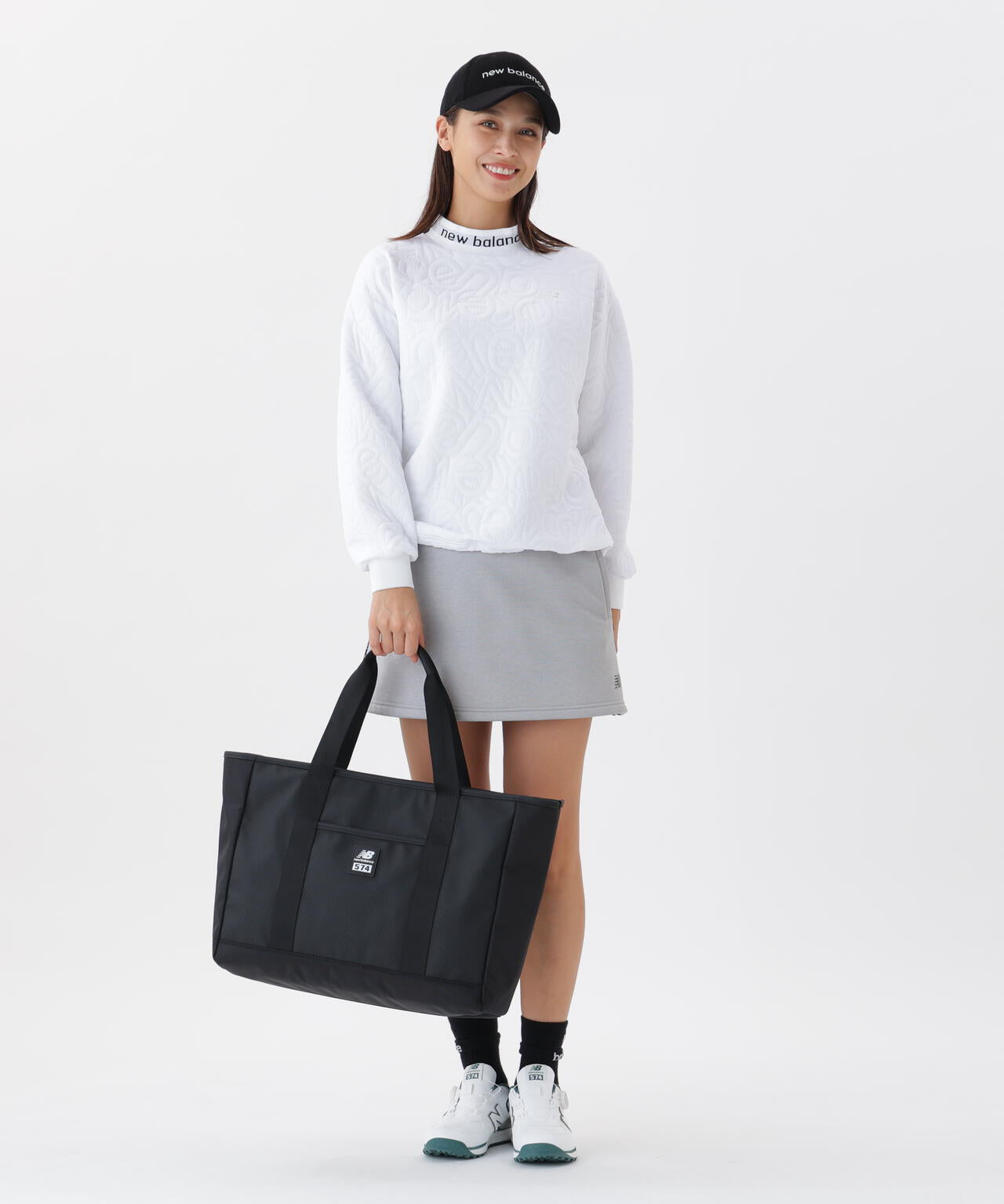 テクスチャー モックネック プルオーバー (WOMENS)