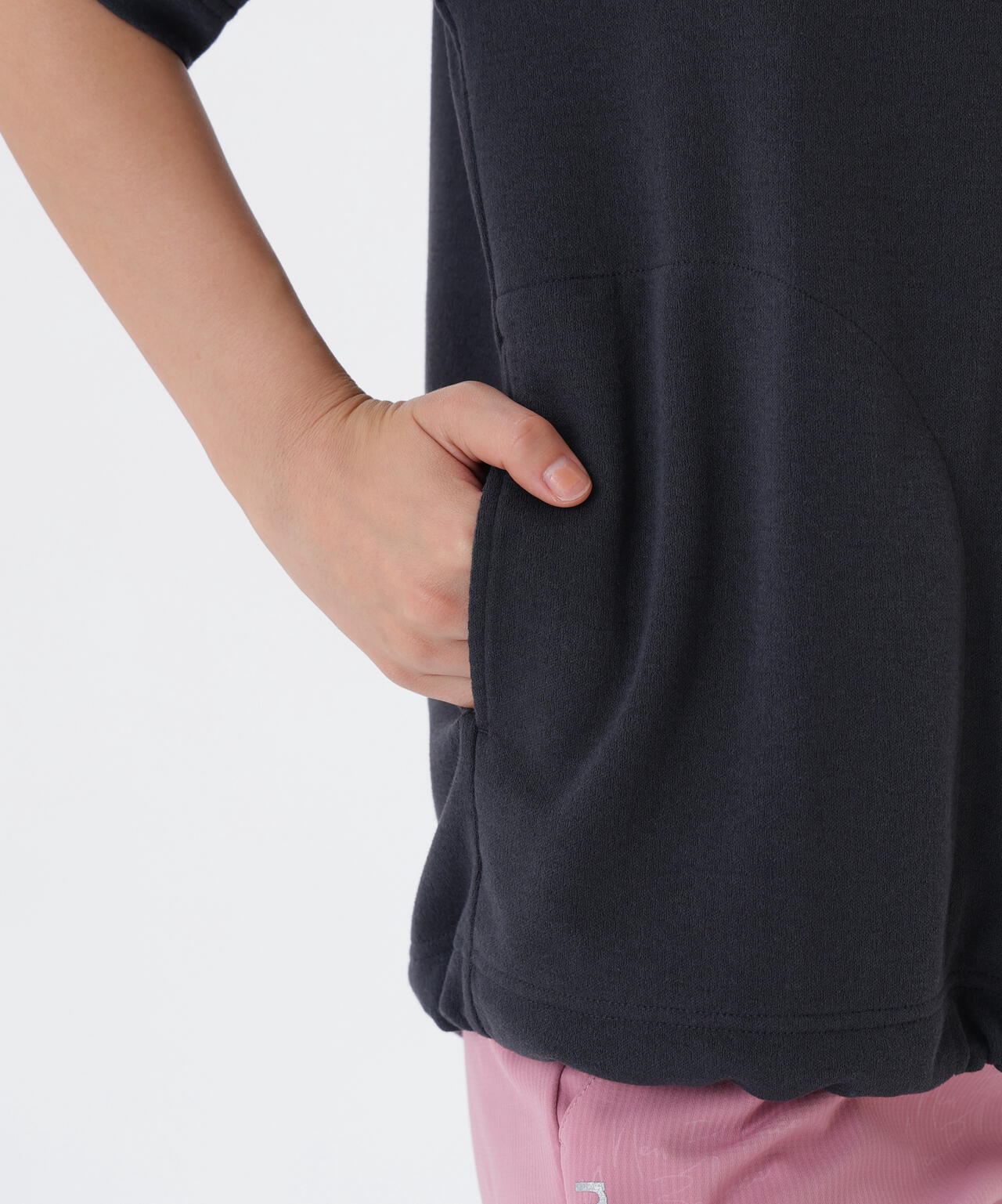 【直営店舗・公式オンライン限定】半袖 スウェット ハーフジップ プルオーバー (WOMENS)