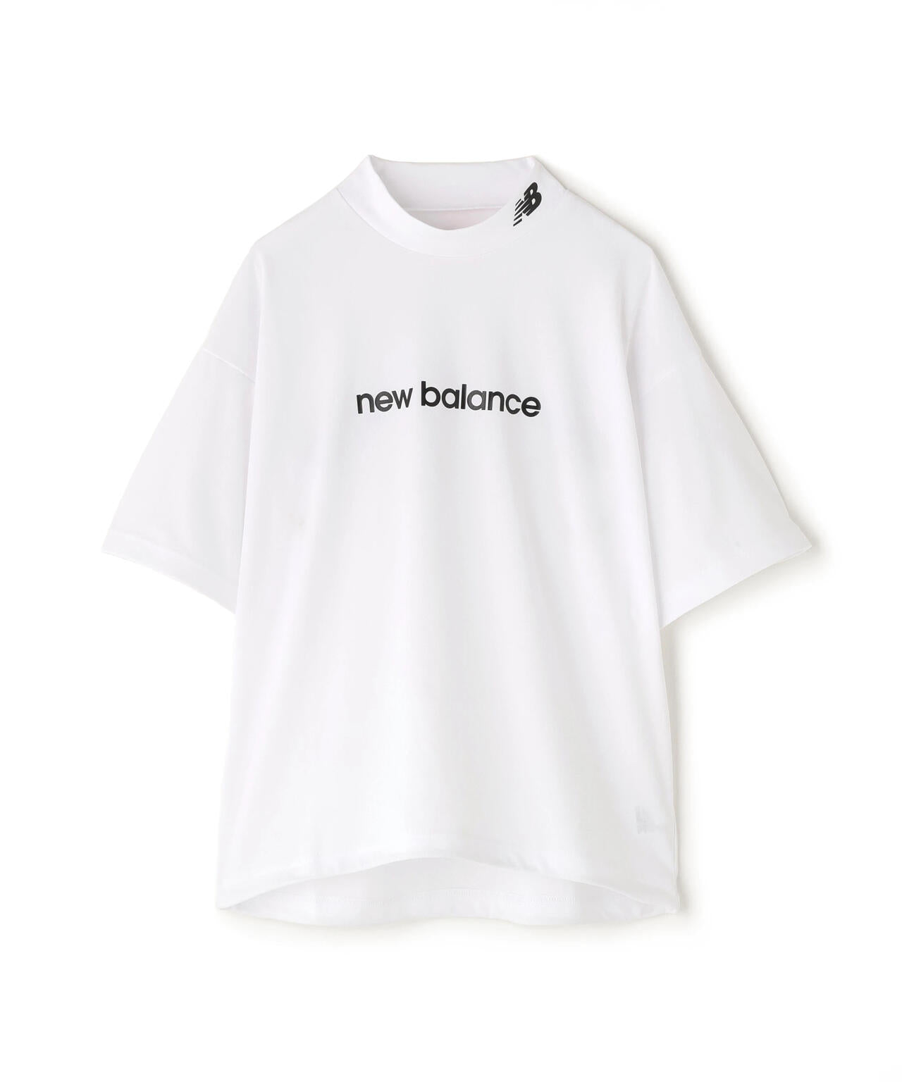 保形性 ストレッチ ハーフスリーブ モックネック プルオーバー (WOMENS)