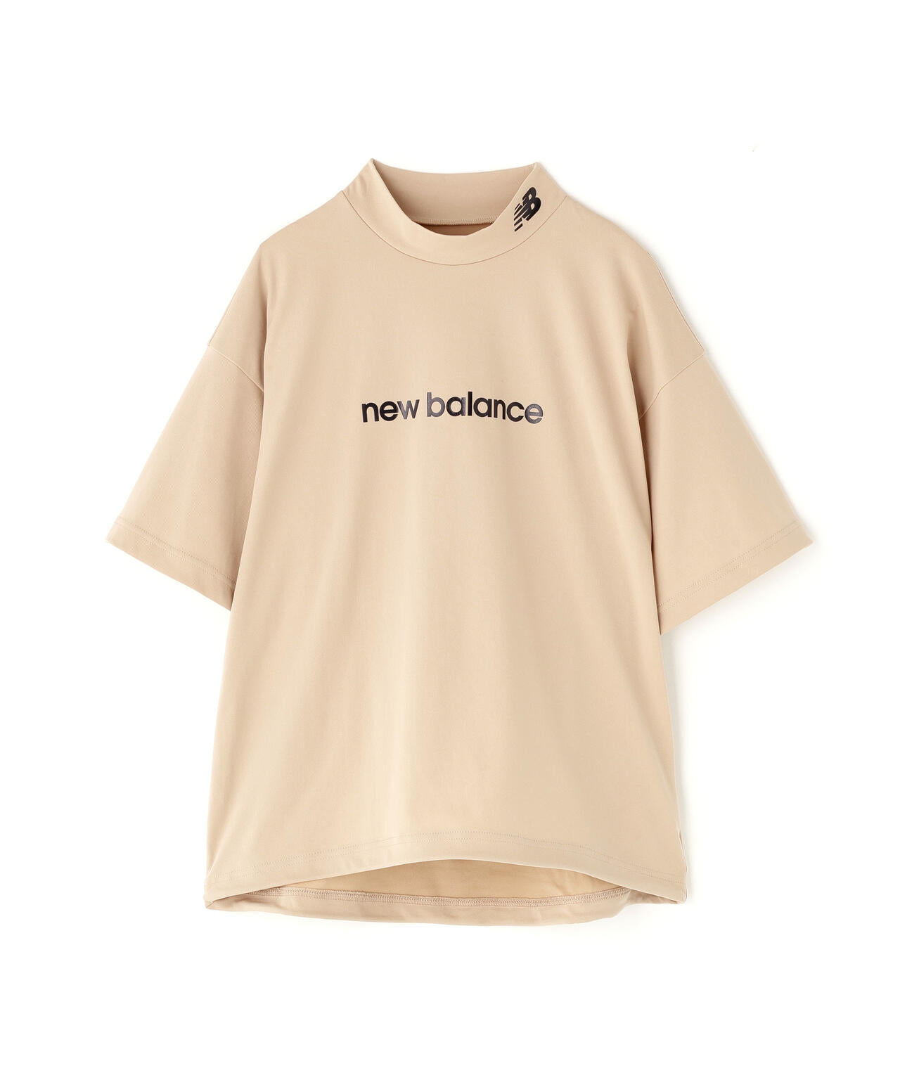 保形性 ストレッチ ハーフスリーブ モックネック プルオーバー (WOMENS)