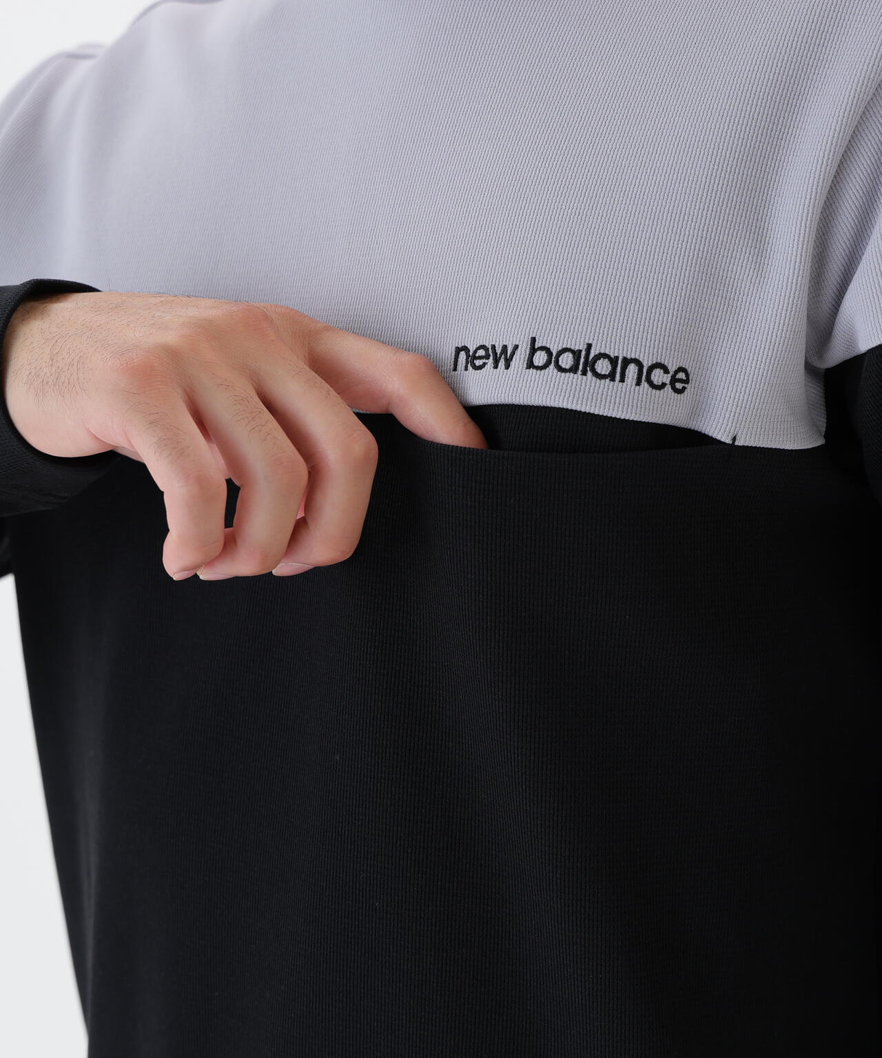 UV ストレッチ 長袖 モックネック プルオーバー (MENS)