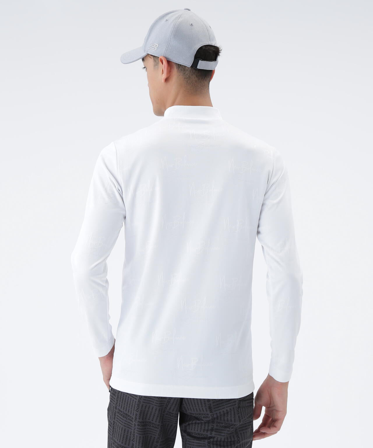 UV ストレッチ 長袖 モックネック プルオーバー (MENS)