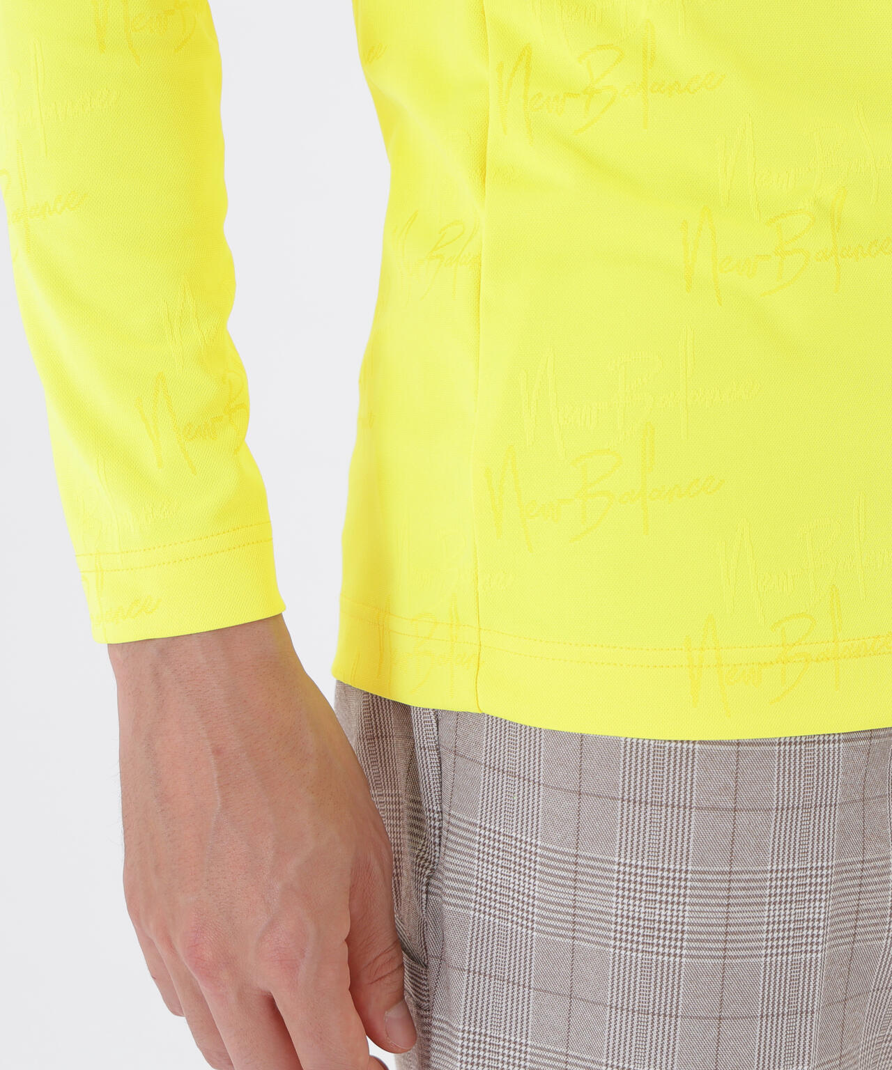 UV ストレッチ 長袖 モックネック プルオーバー (MENS)