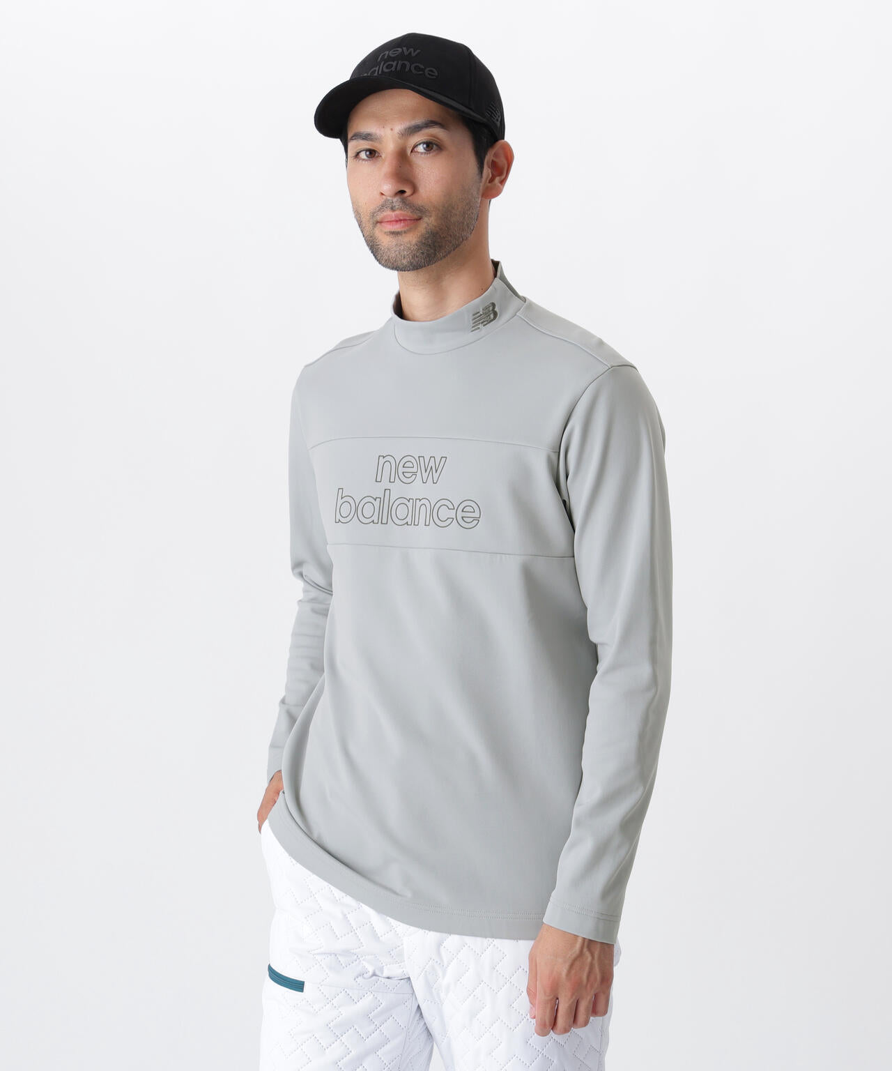 光吸収発熱 長袖 モックネック プルオーバー (MENS) | new balance