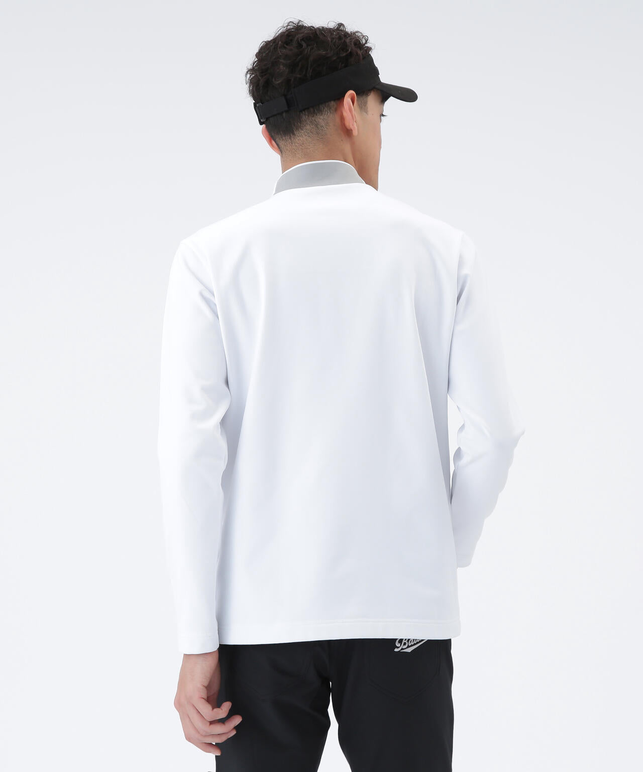 光吸収発熱 長袖 モックネック プルオーバー (MENS)