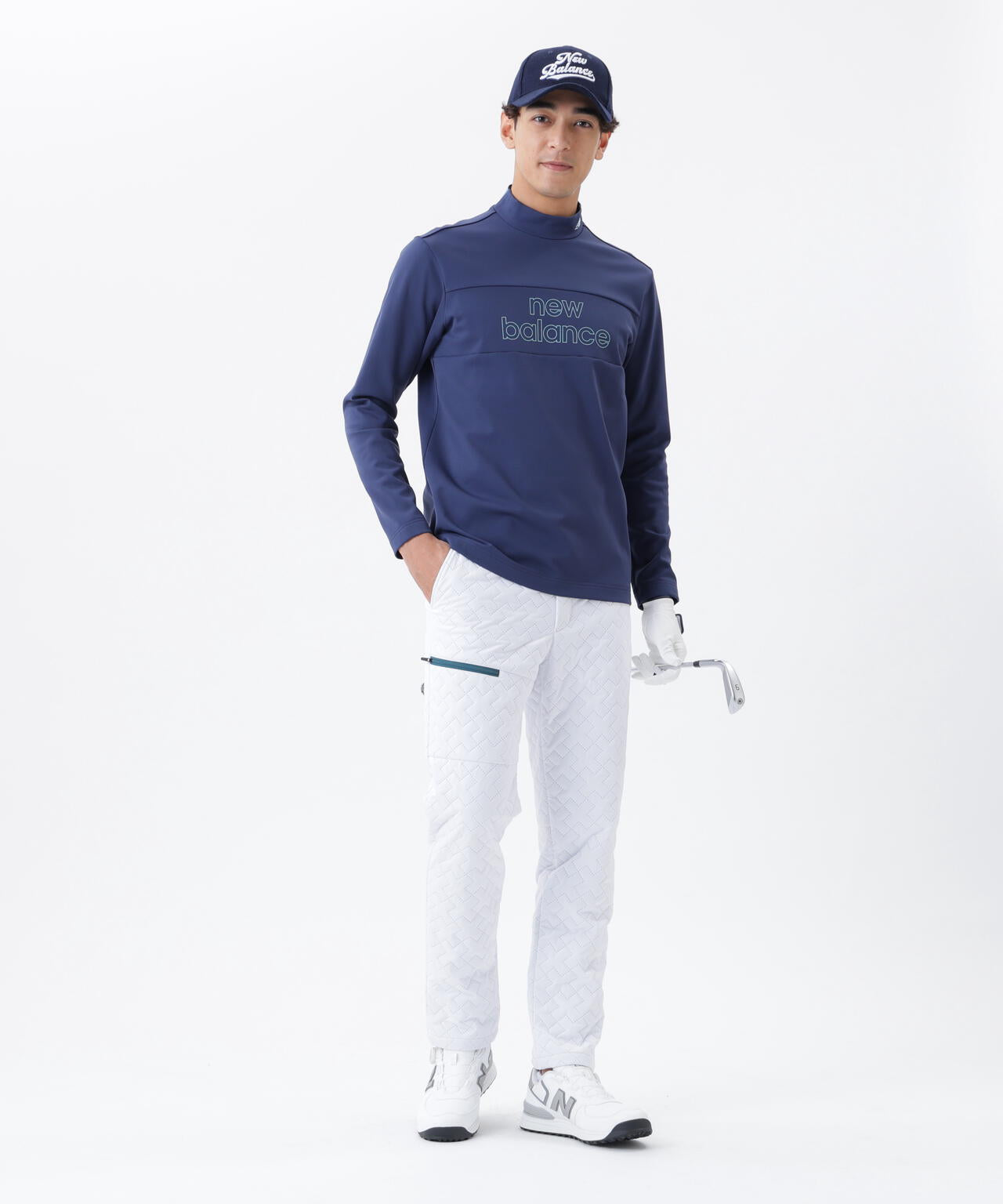 光吸収発熱 長袖 モックネック プルオーバー (MENS) | new balance