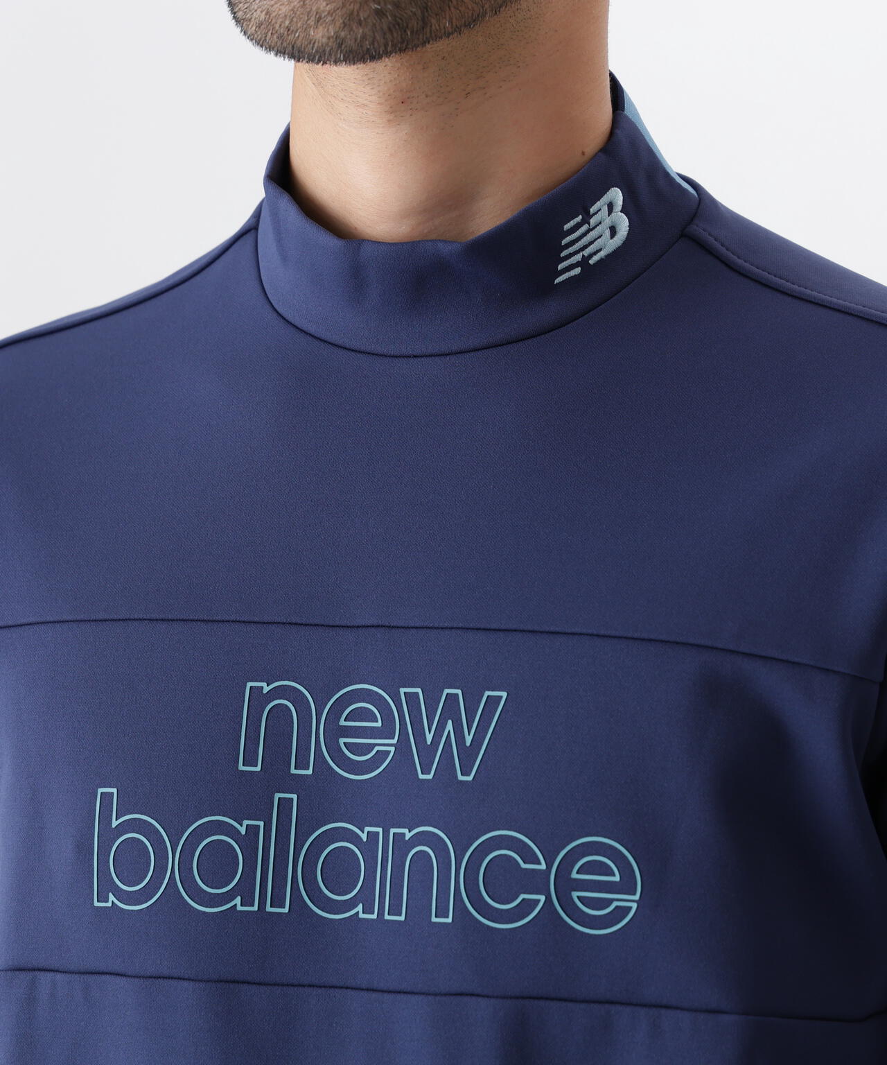 光吸収発熱 長袖 モックネック プルオーバー (MENS)