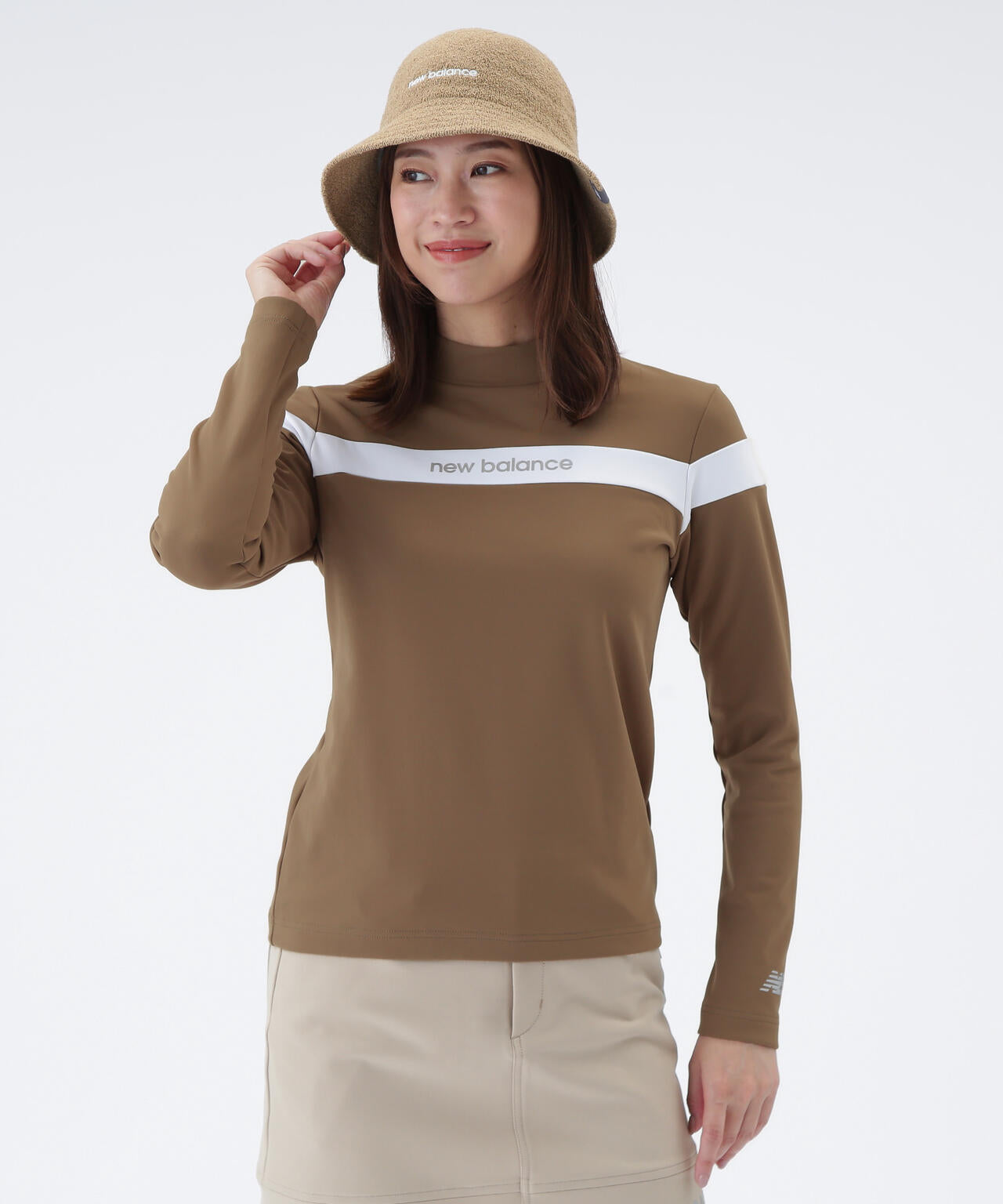 UV ストレッチ 長袖 モックネック プルオーバー (WOMENS) | new