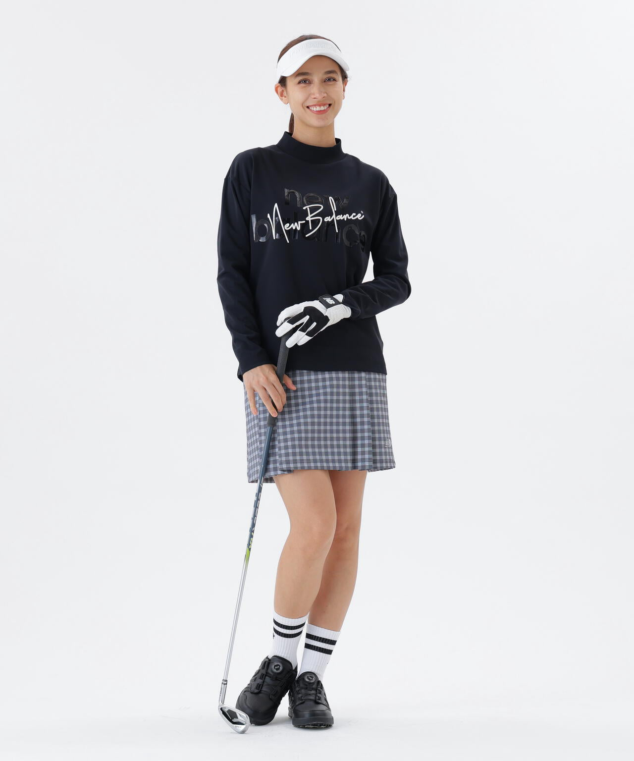 長袖 モックネック プルオーバー (WOMENS) | new balance golf