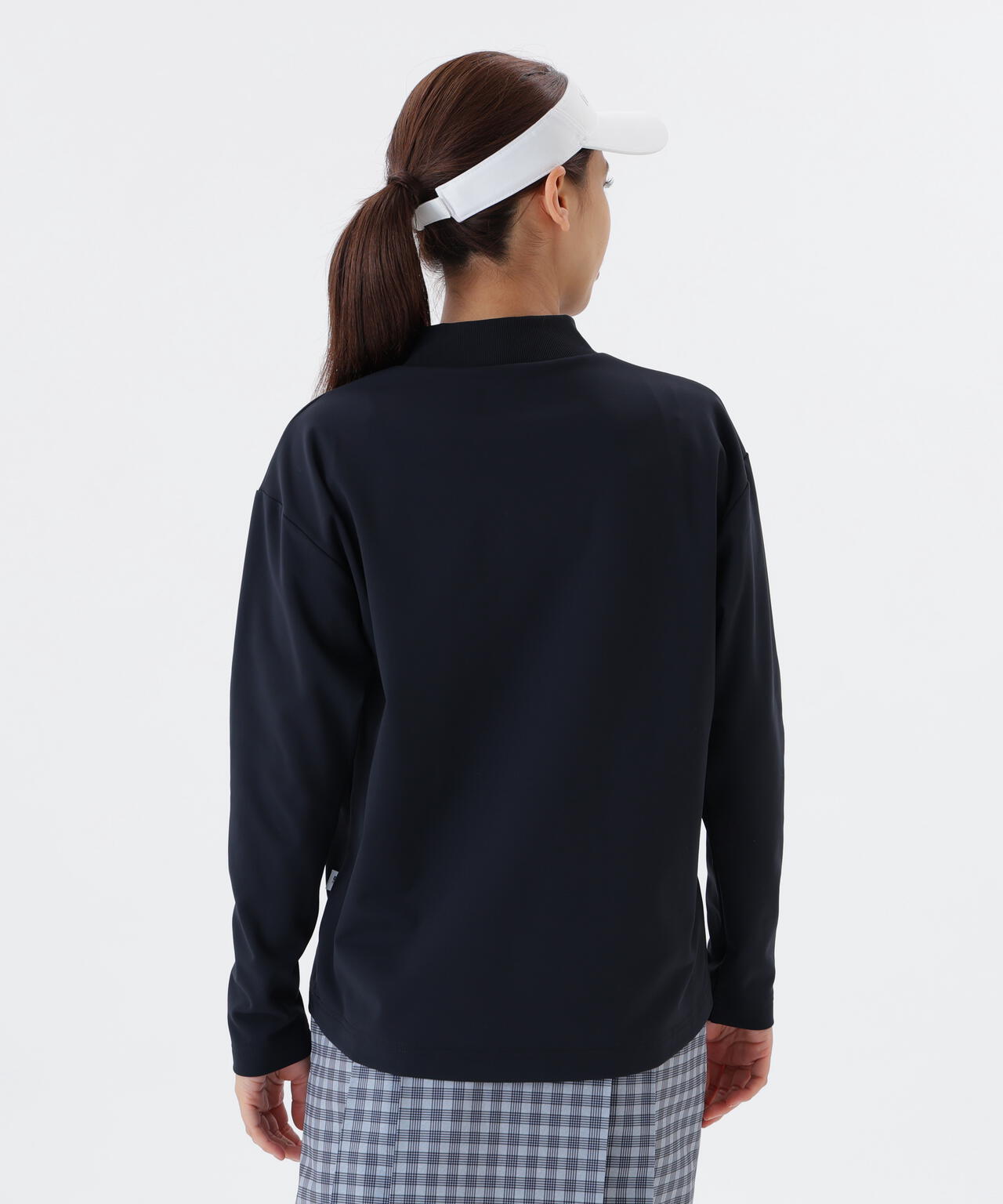 長袖 モックネック プルオーバー (WOMENS)