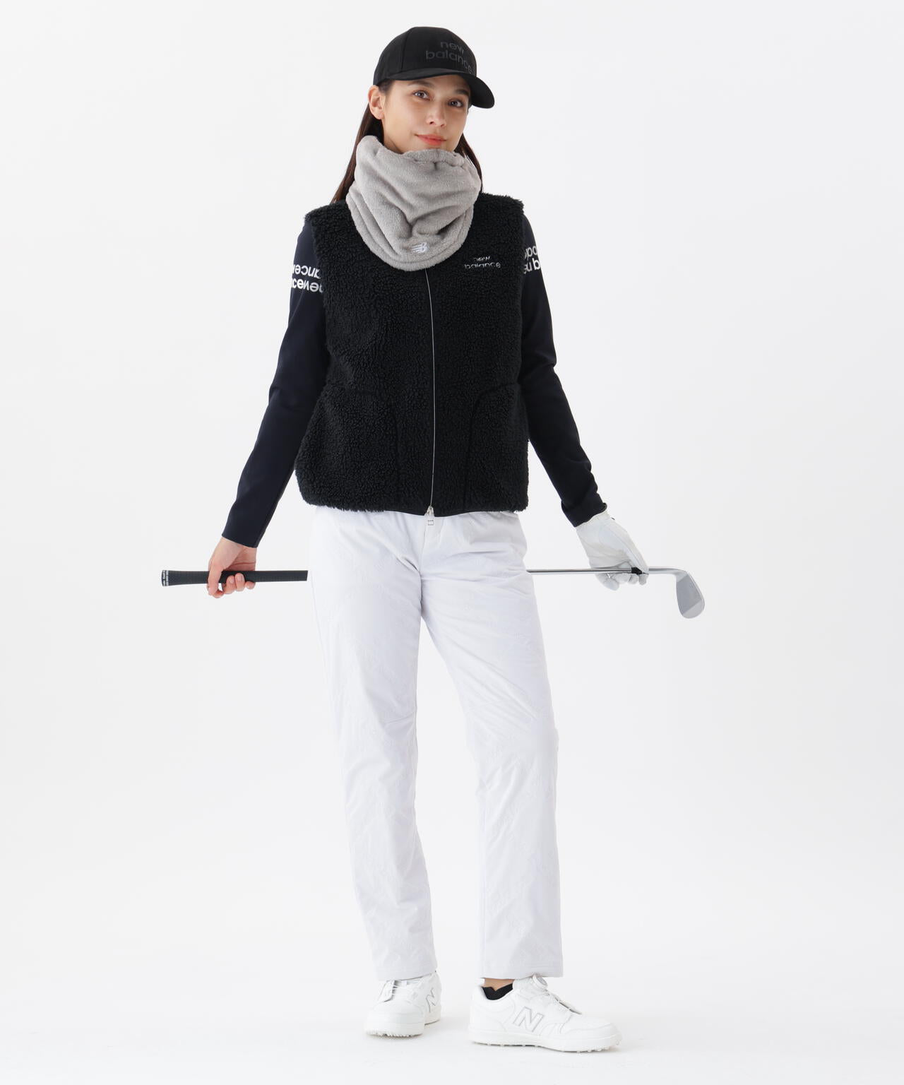 光吸収発熱 長袖 モックネック プルオーバー (WOMENS)