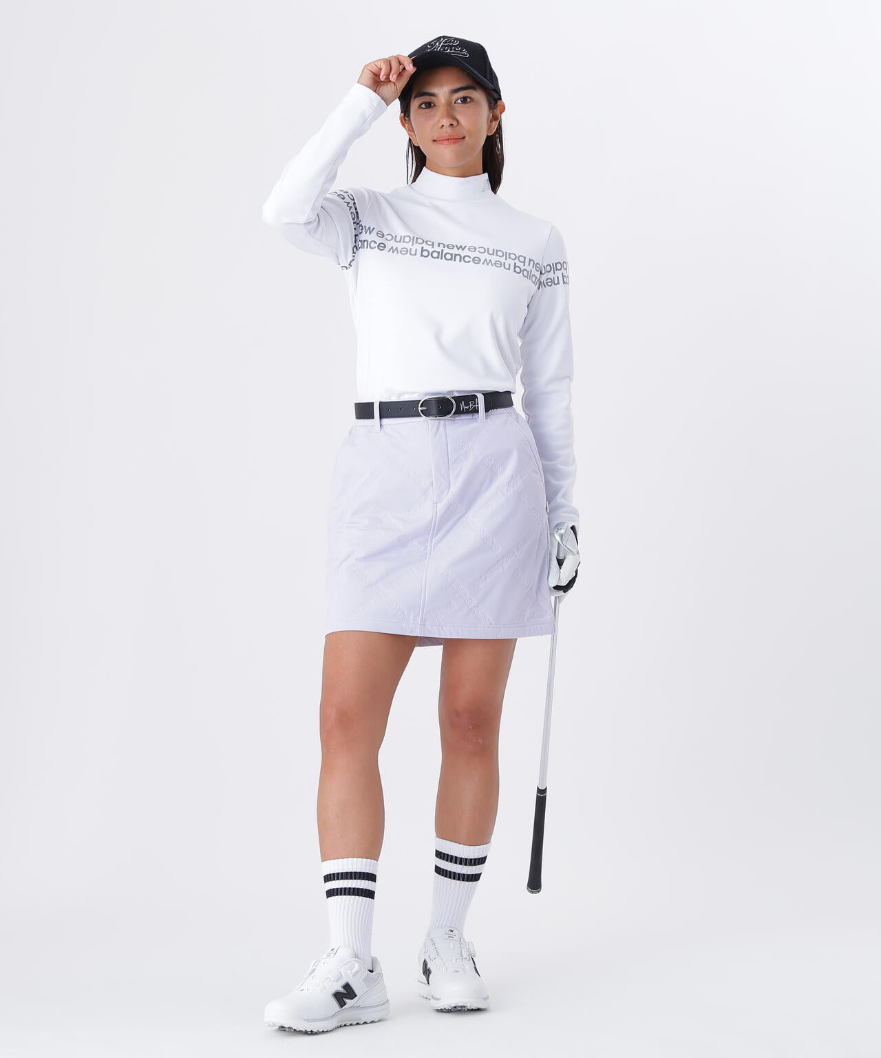 光吸収発熱 長袖 モックネック プルオーバー (WOMENS)