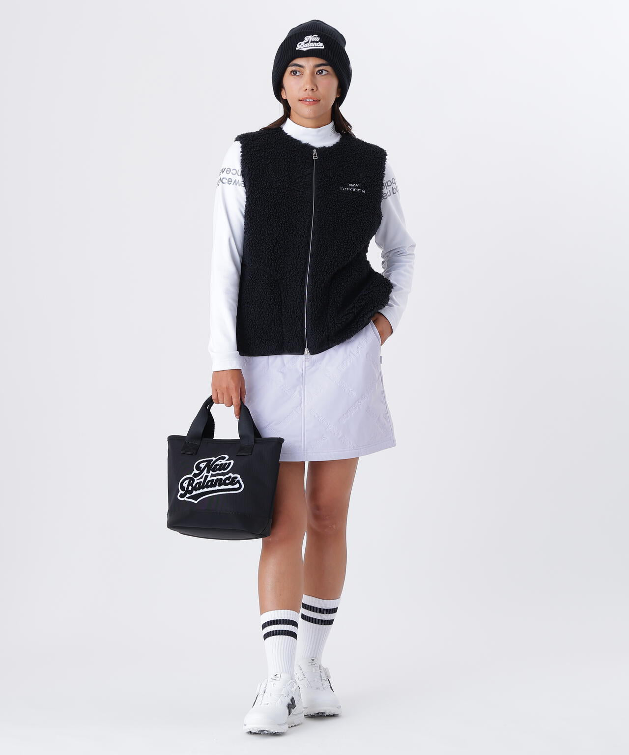 光吸収発熱 長袖 モックネック プルオーバー (WOMENS)